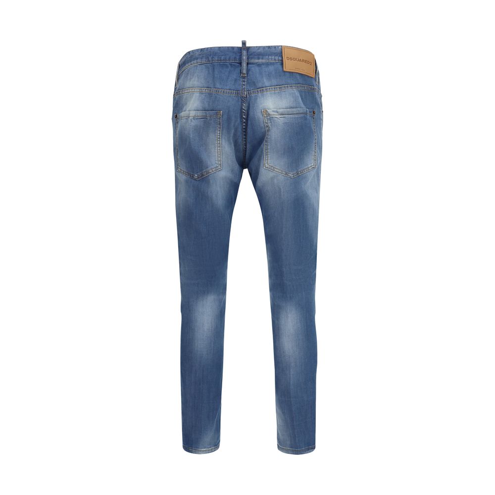 Dsquared² Blaue Baumwolljeans Denim