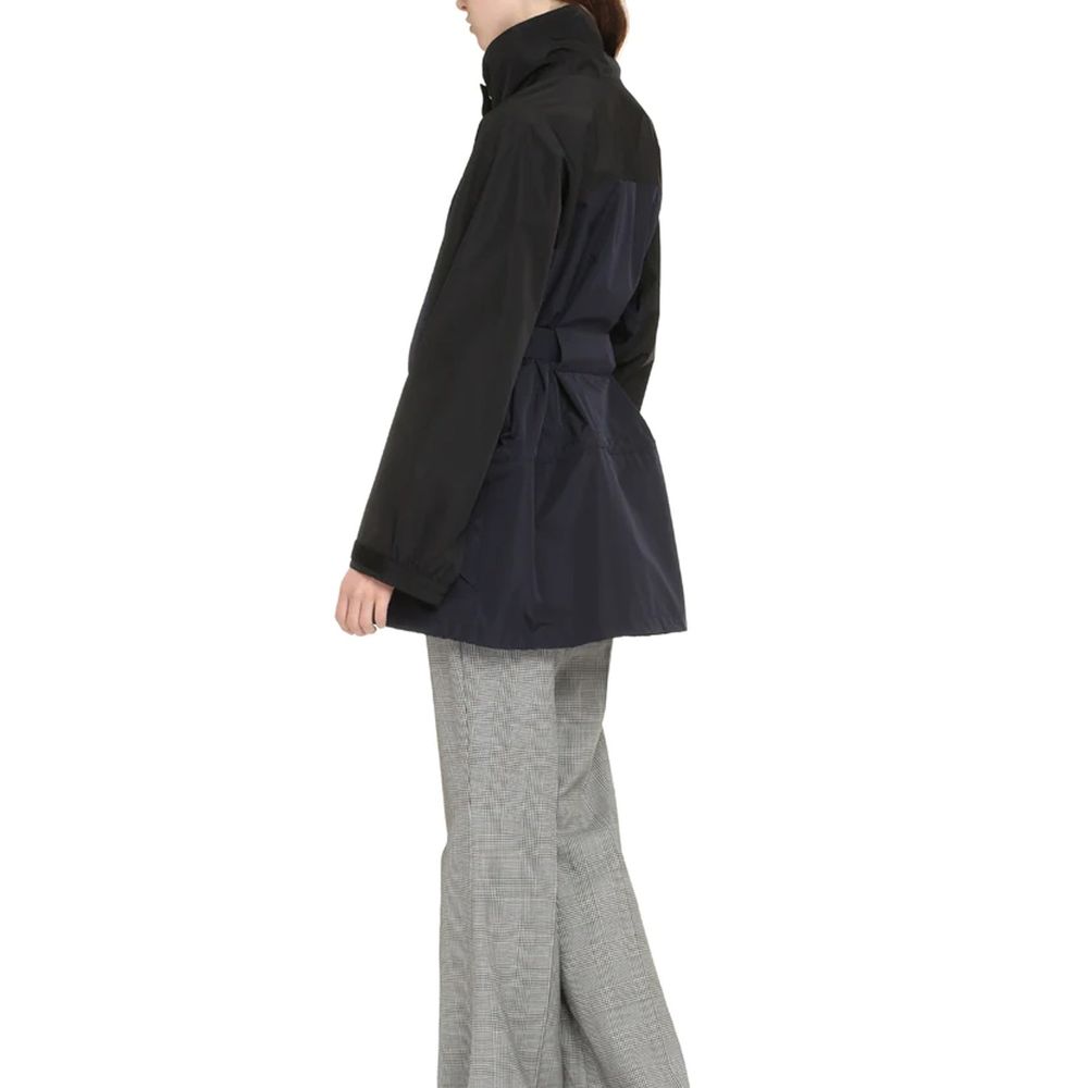 Prada Blaue Shell-Jacke aus Polyamid