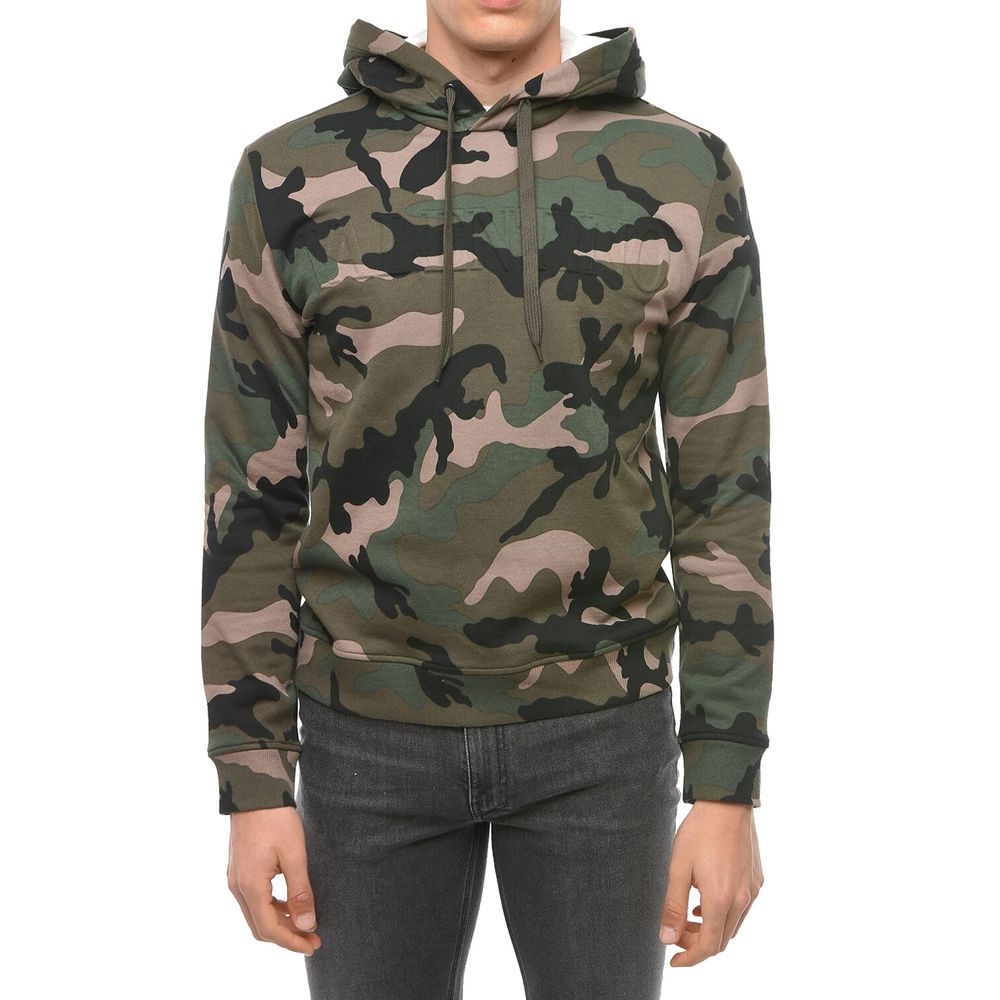 Valentino Garavani Zweifarbiger Baumwollpullover