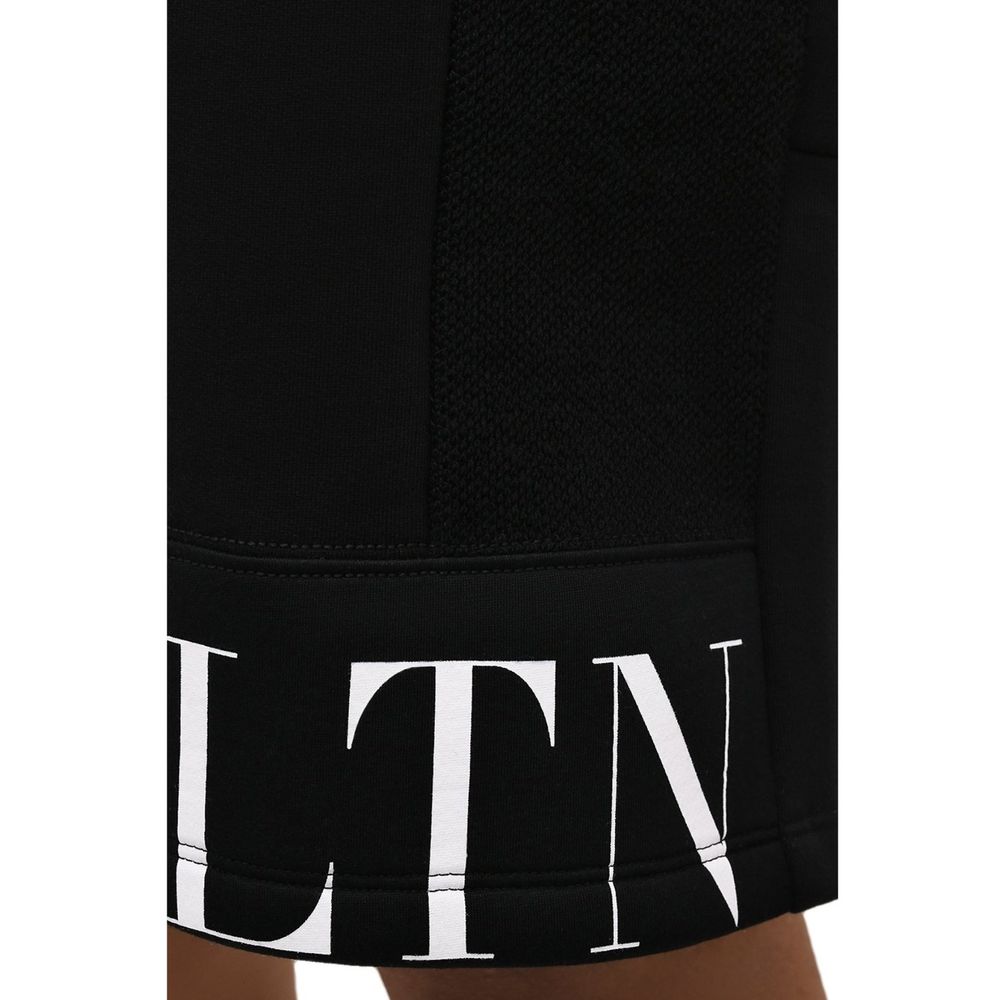 Valentino Garavani Schwarze Modal-Shorts