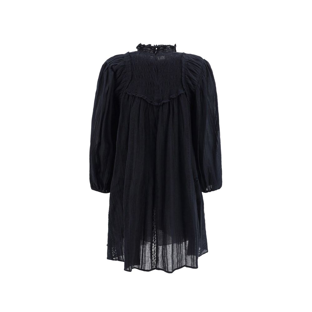 Isabel Marant Étoile Schwarzes Baumwoll-Freizeitkleid
