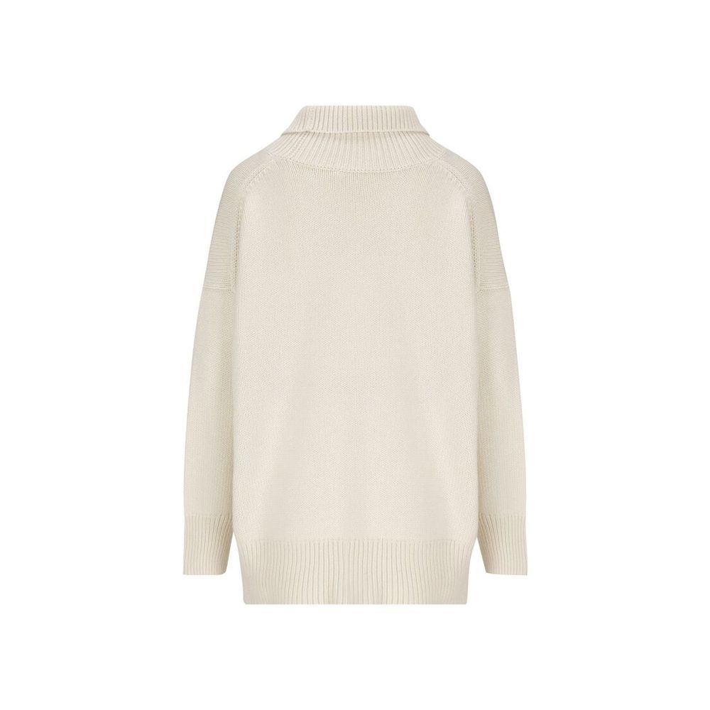 Chloé Weißer Kaschmir-Rollkragenpullover