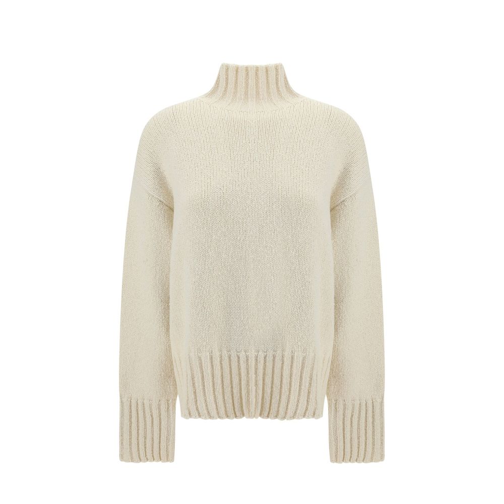 Jil Sander Weißes Seiden-Sweatshirt