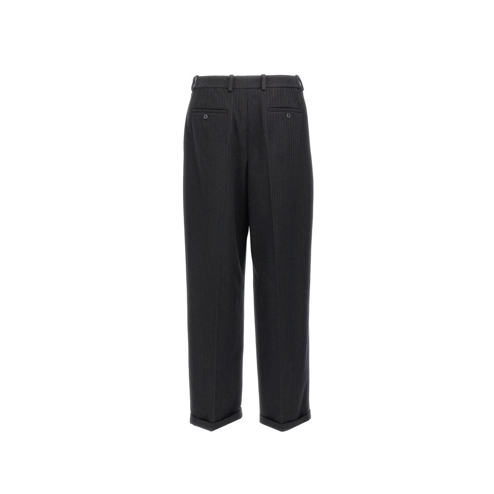 Saint Laurent Schwarze Kaschmir-Freizeithose
