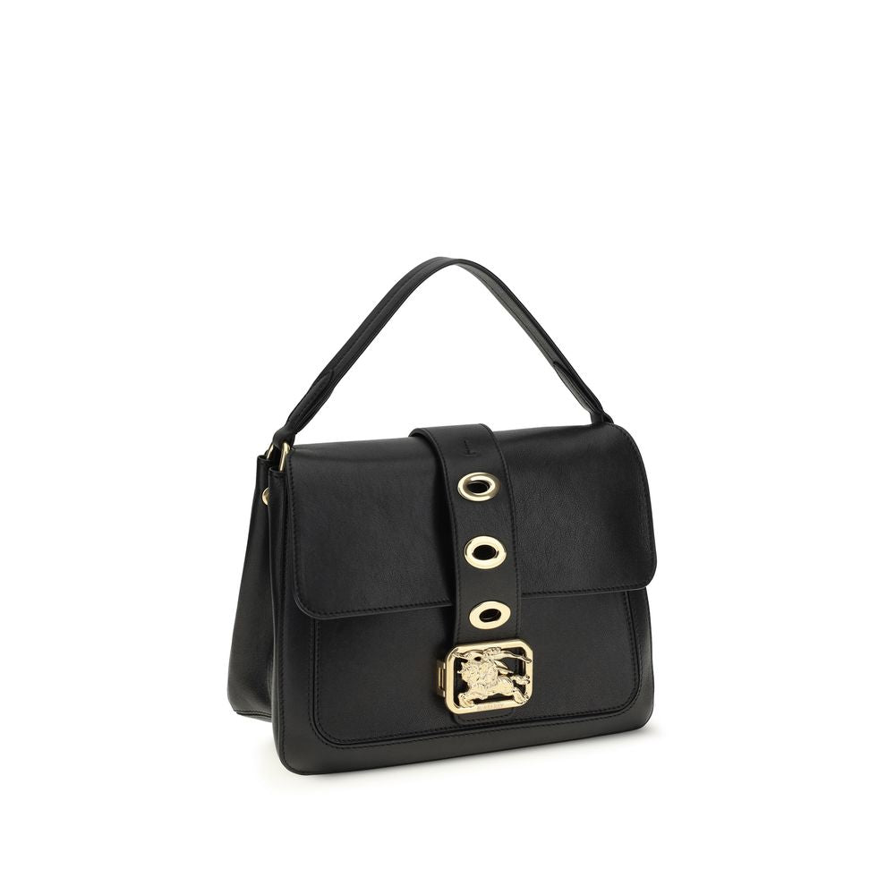Burberry Schwarze Lammleder Handtasche Ovis Aries Aries