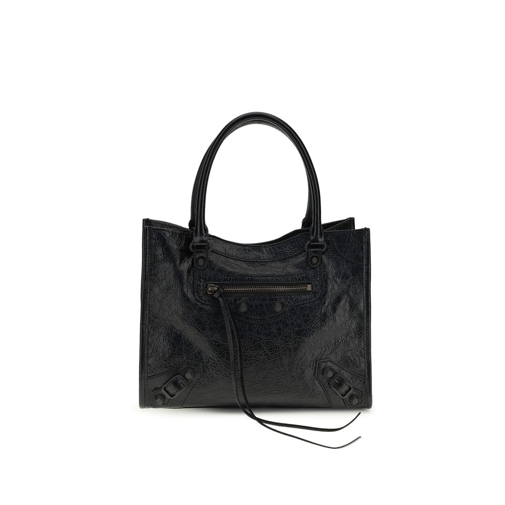 Balenciaga Schwarze Lammleder Schultertasche Ovis Aries Aries