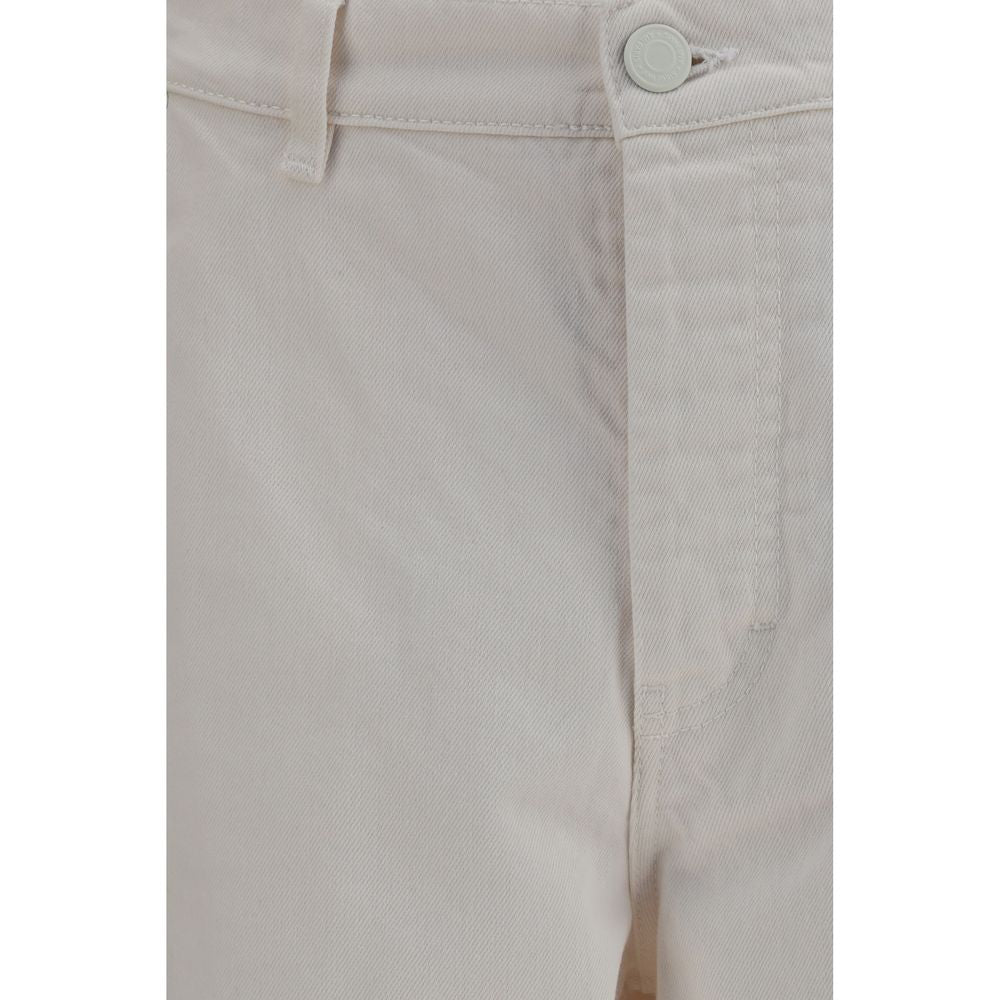 Ami Paris Weiße Baumwoll-Jeans Denim
