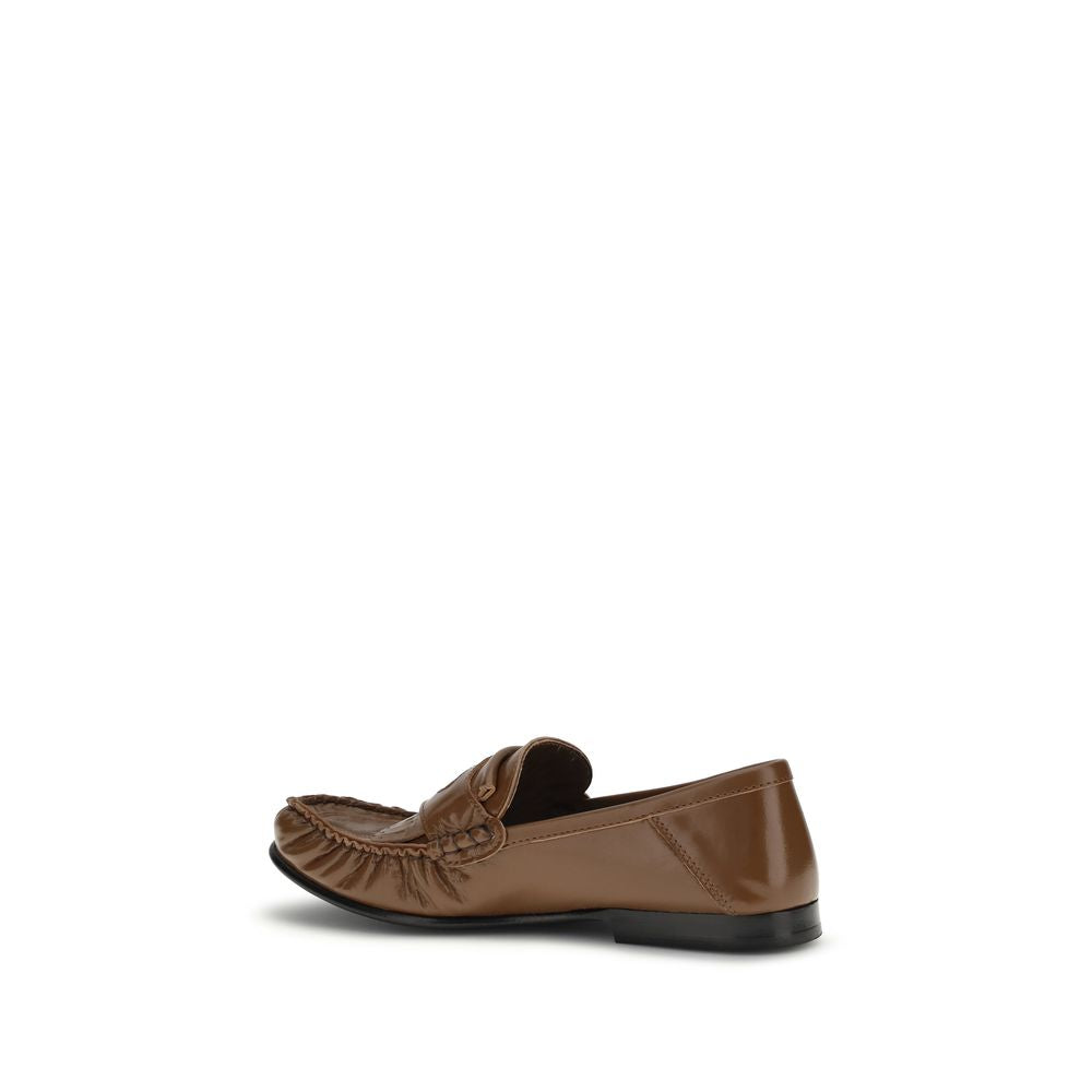 Marni Braune Lammleder-Loafer Ovis Aries Aries