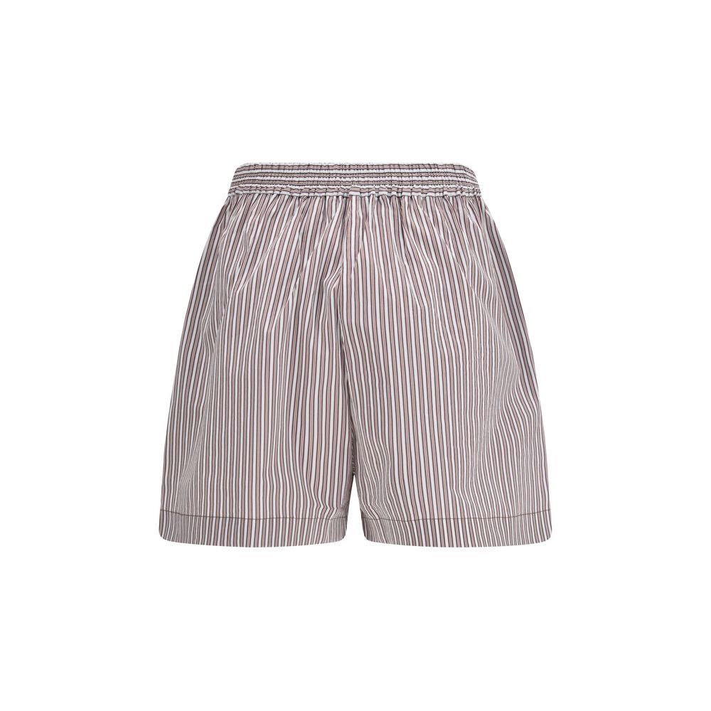 Brunello Cucinelli Mehrfarbige Baumwoll-Bermudashorts