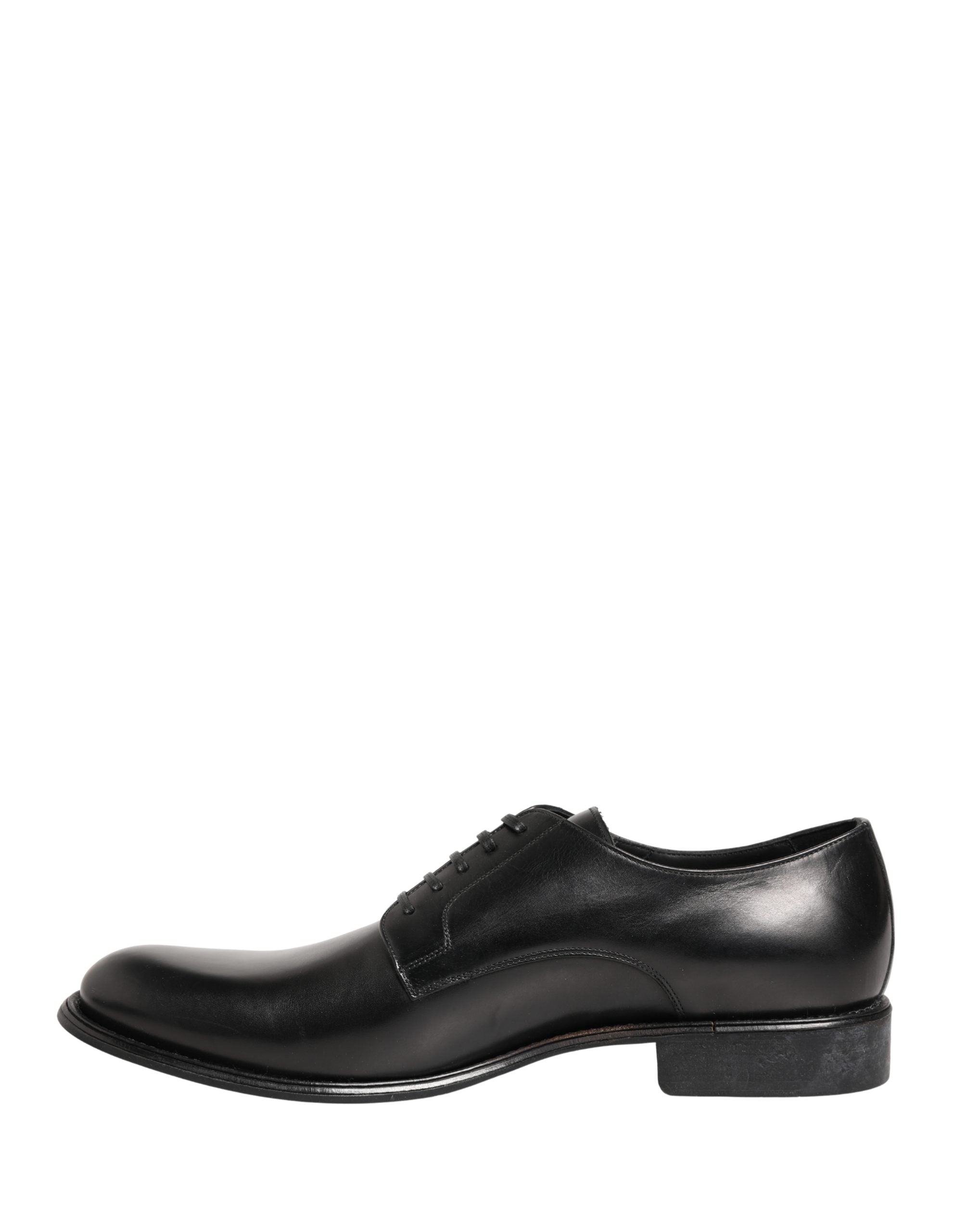 Dolce & Gabbana Schwarze Derby-Schuhe aus Kalbsleder für Herren