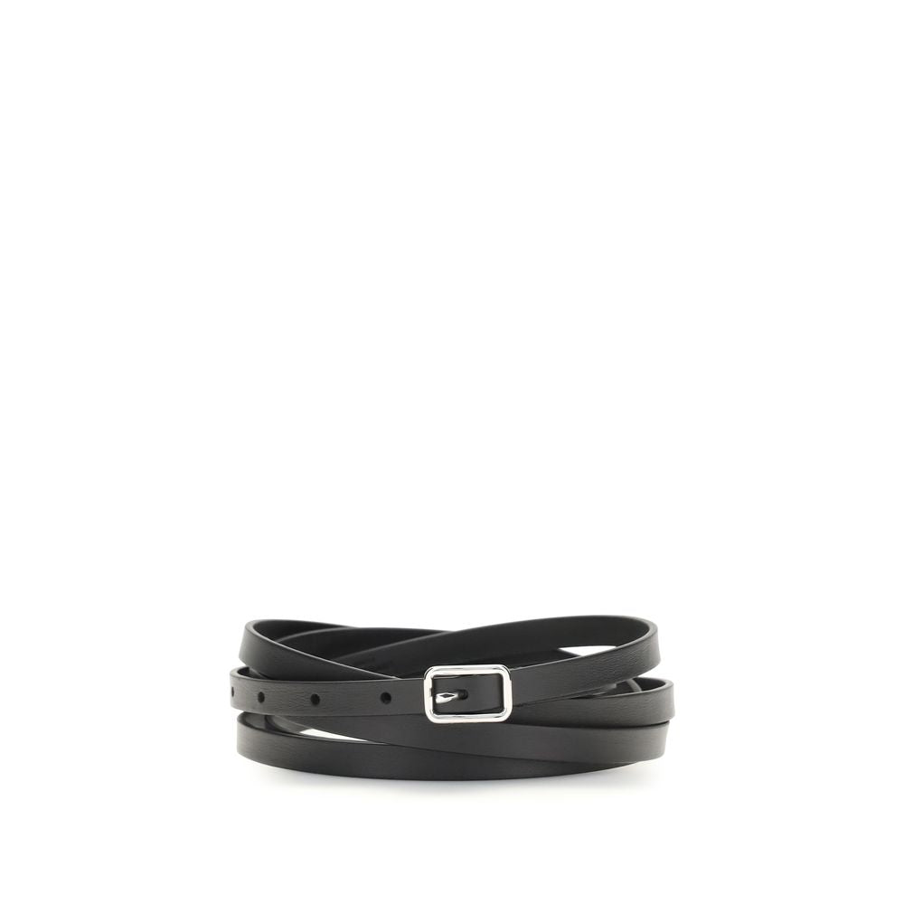 Givenchy Schwarzer Kalbsleder Bos Taurus Regular Gürtel