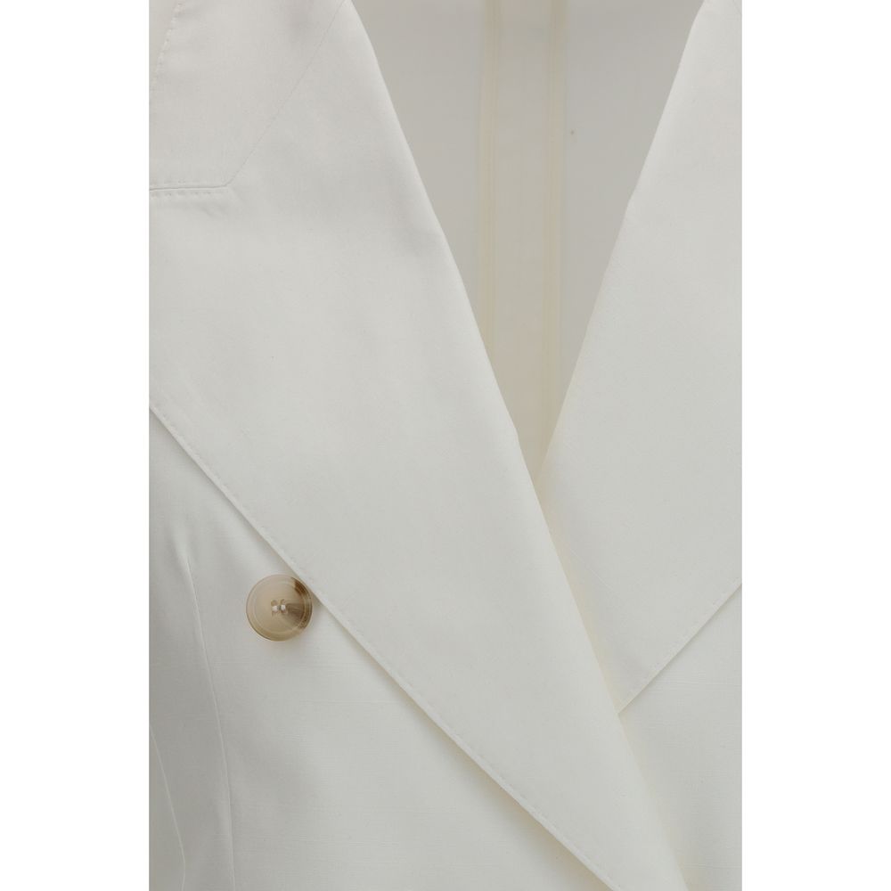 Dolce & Gabbana Weißer Baumwollblazer