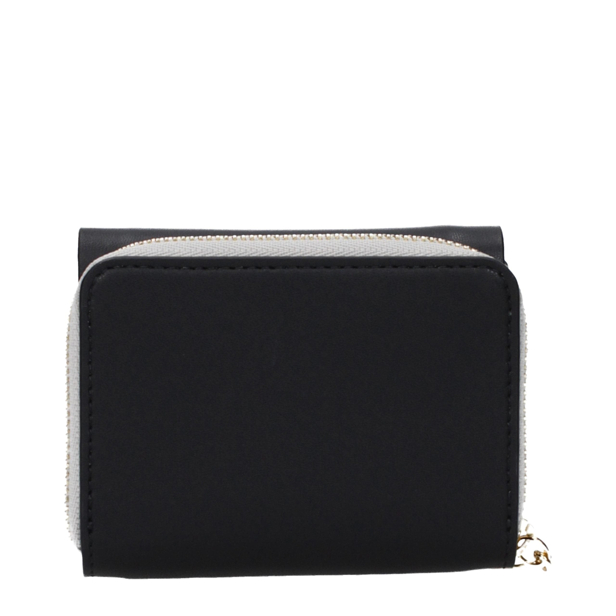 Stella McCartney Schwarzes Leder Portemonnaie