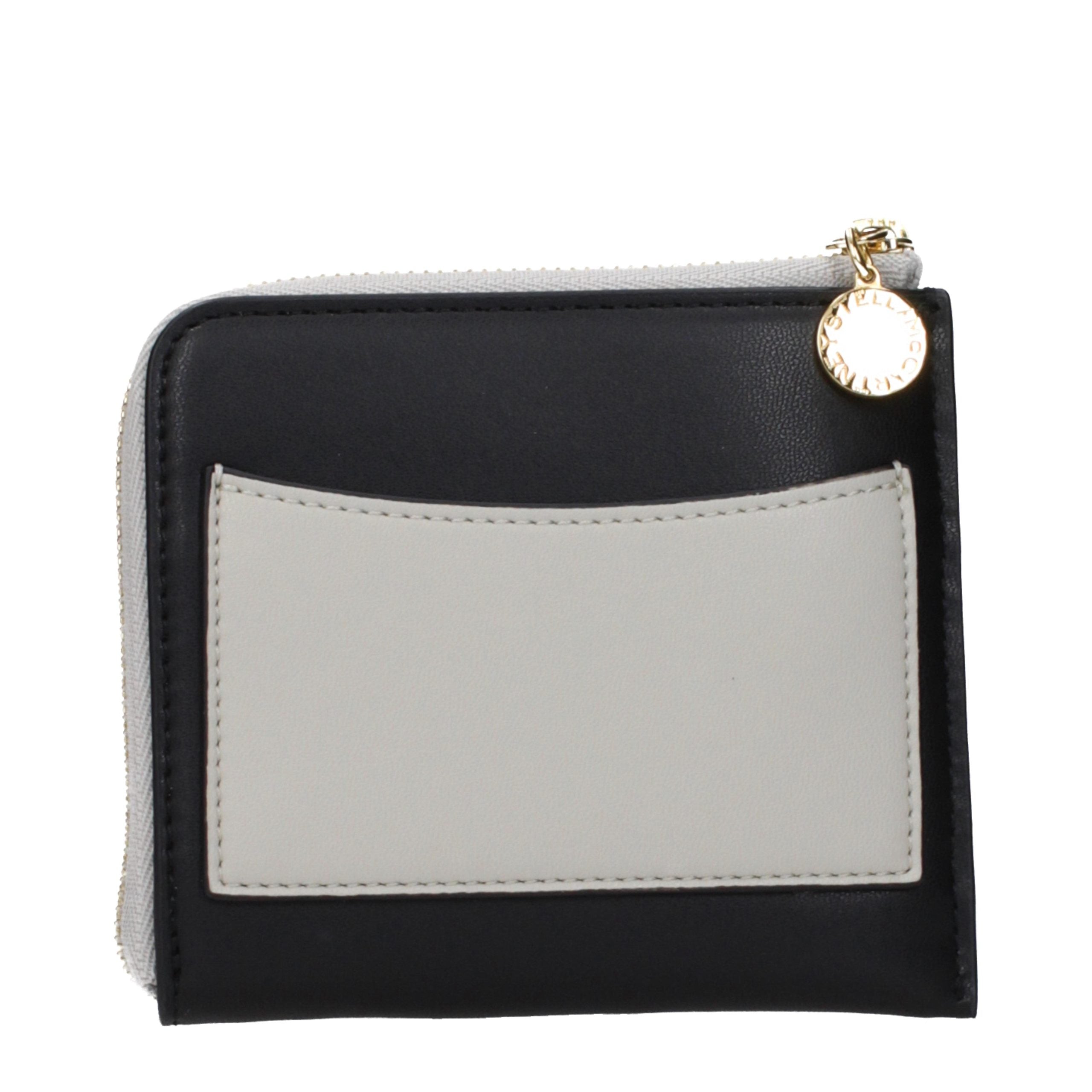 Stella McCartney Schwarzes Leder Portemonnaie