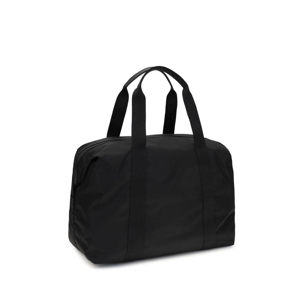Prada Schwarze Gepäck- und Reisetasche aus recyceltem Polyamid