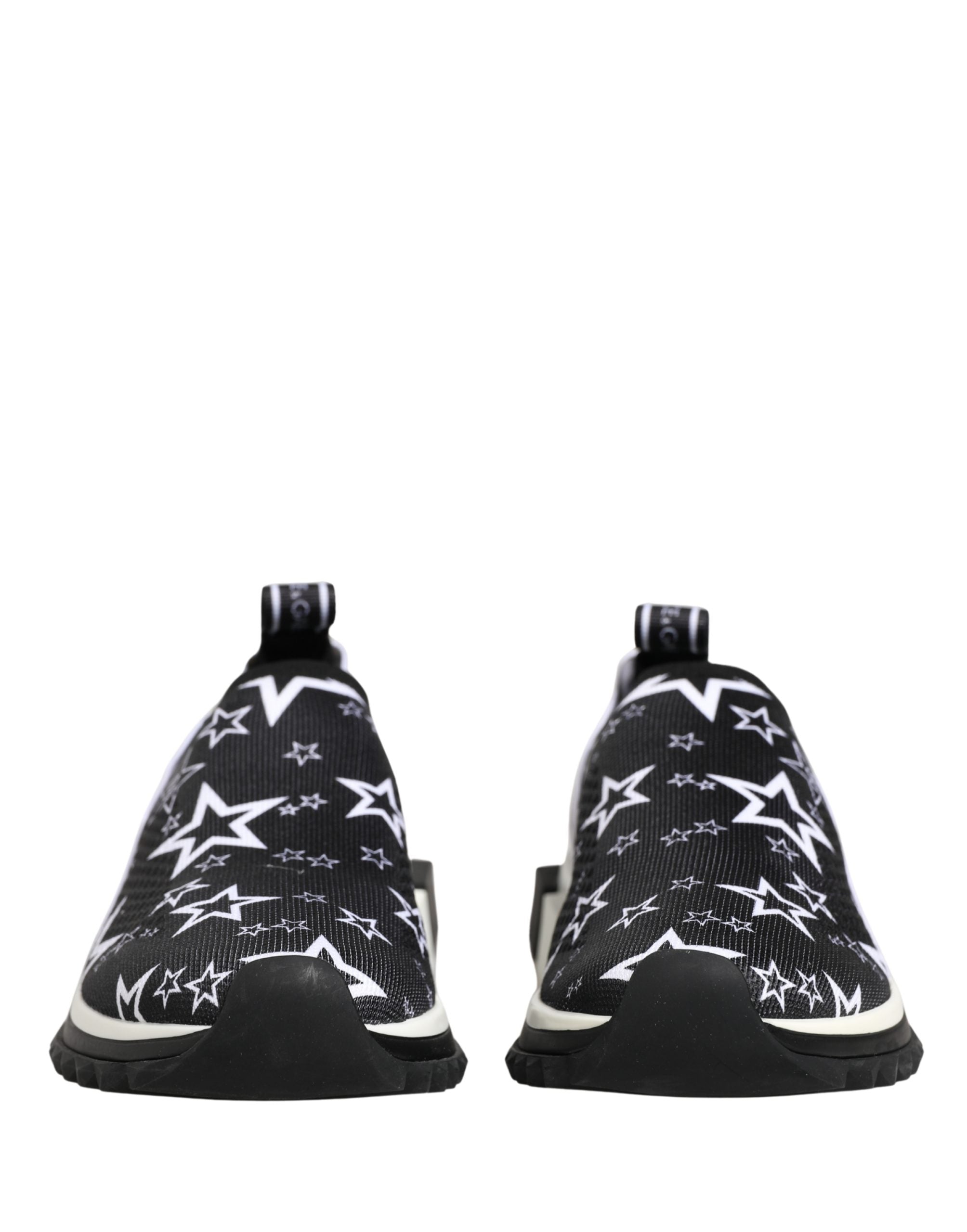 Dolce & Gabbana Schwarze SORRENTO Sneakers mit Sternen-Logo