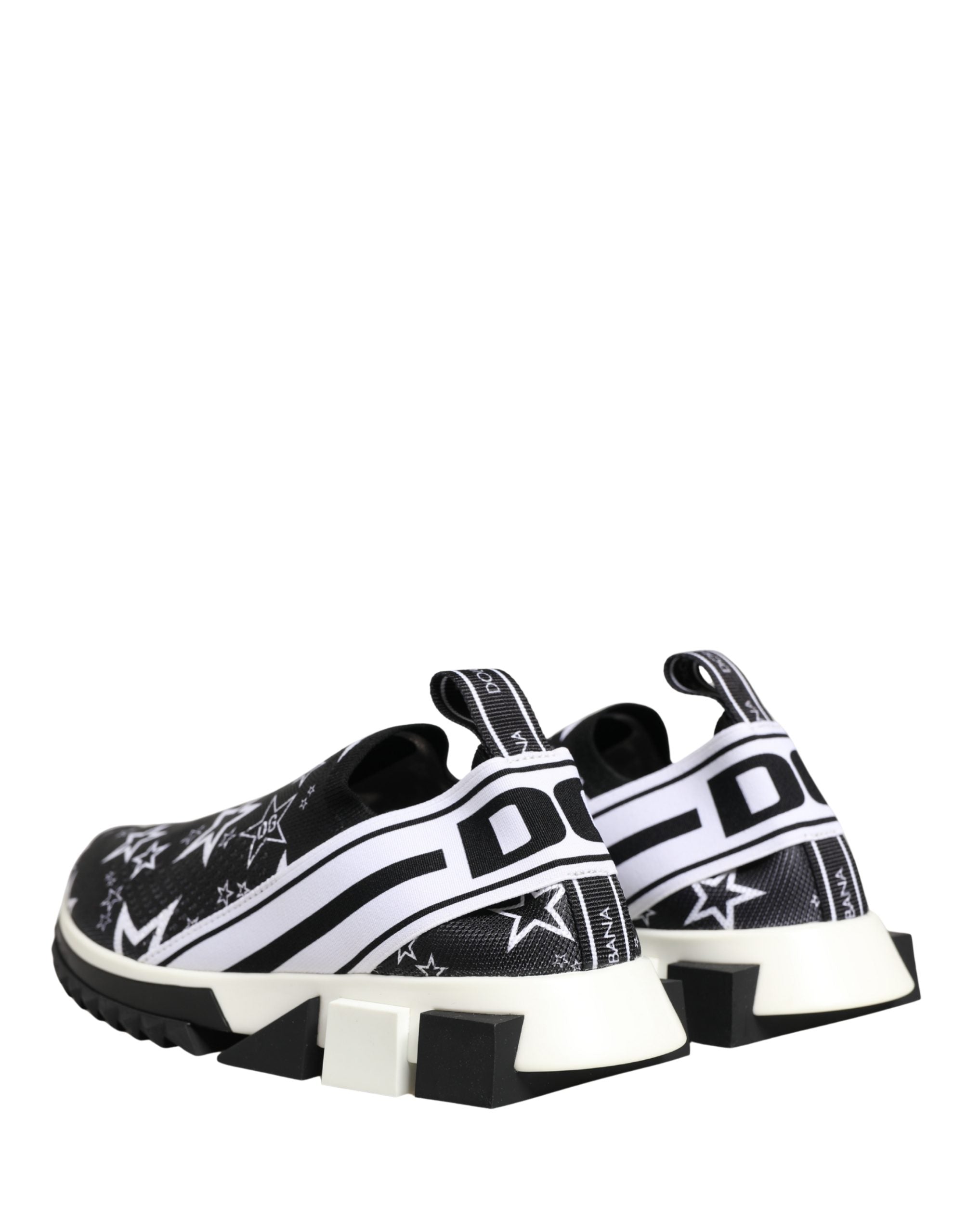 Dolce & Gabbana Schwarze SORRENTO Sneakers mit Sternen-Logo