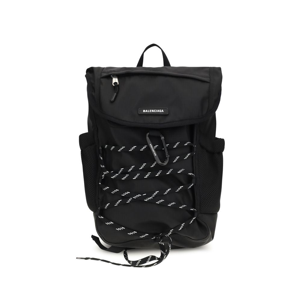 Balenciaga Schwarzer Nylon-Rucksack