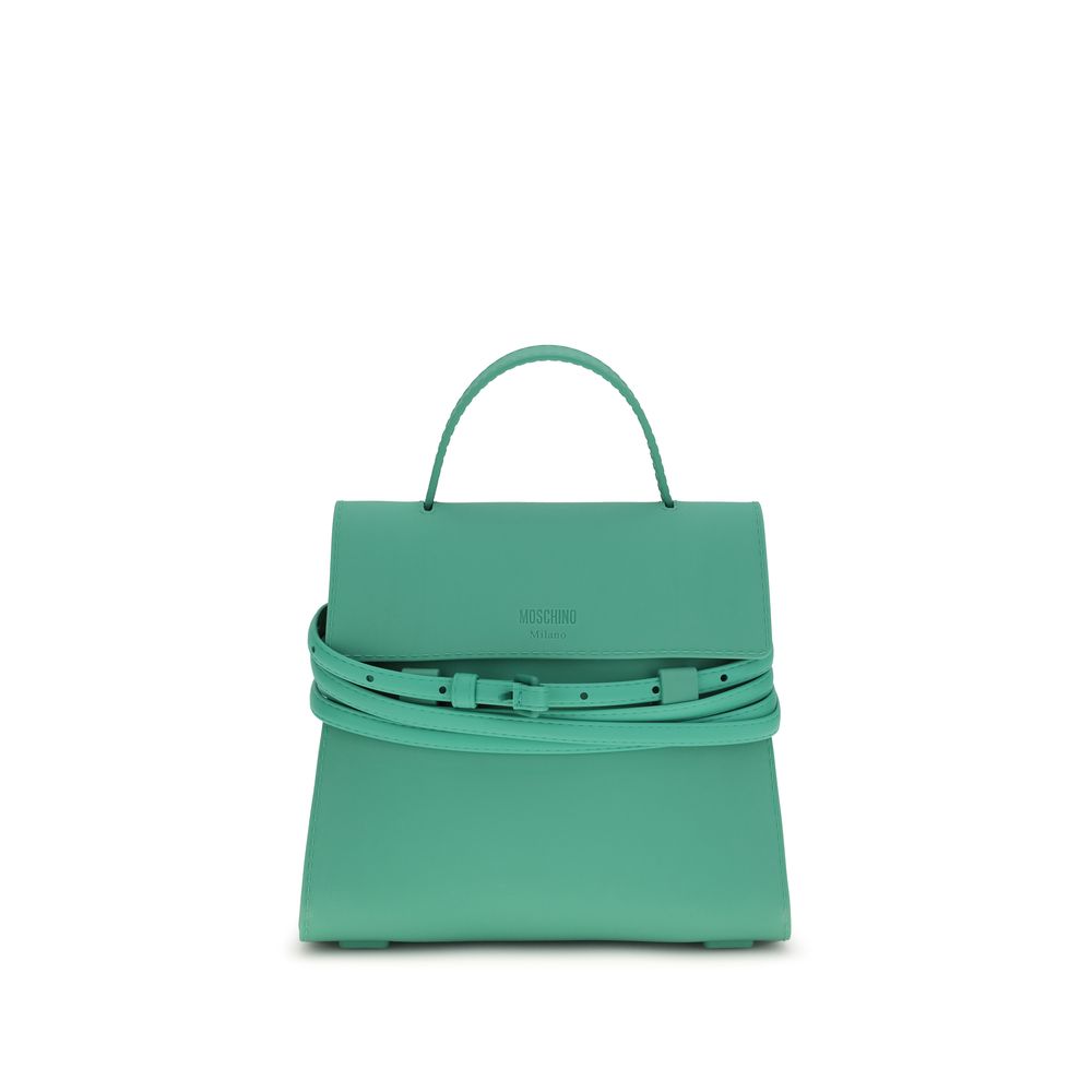 Moschino Zweifarbige Kunstleder-Handtasche