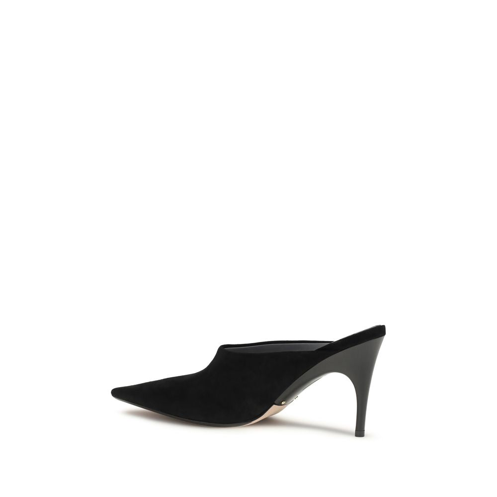 Balenciaga Schwarze Mules aus Wildleder