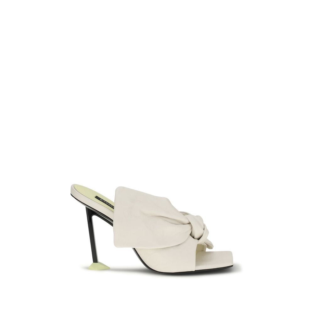 Givenchy Weiße Lammleder-Mules Ovis Aries Aries