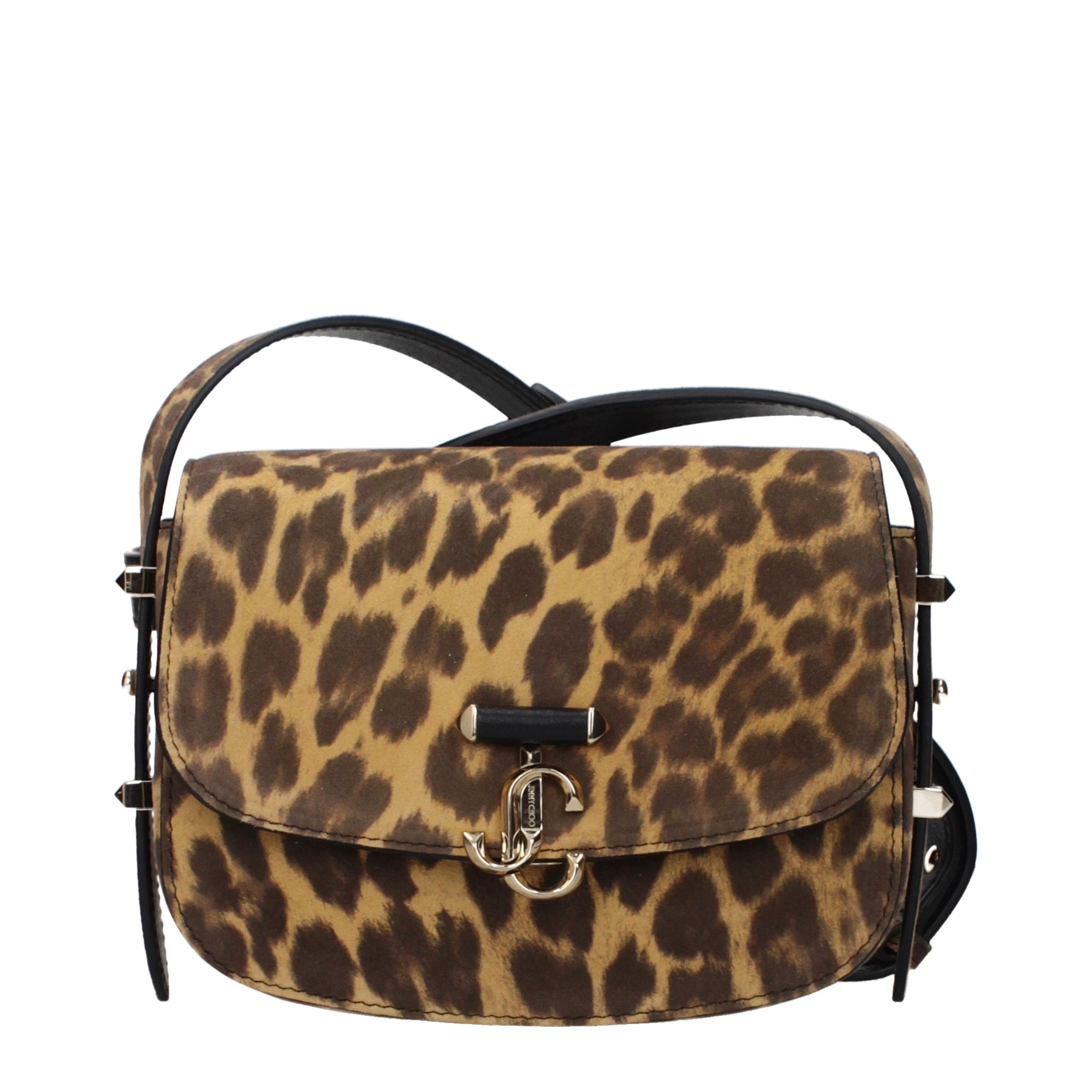 Jimmy Choo Braune Leder Umhängetasche