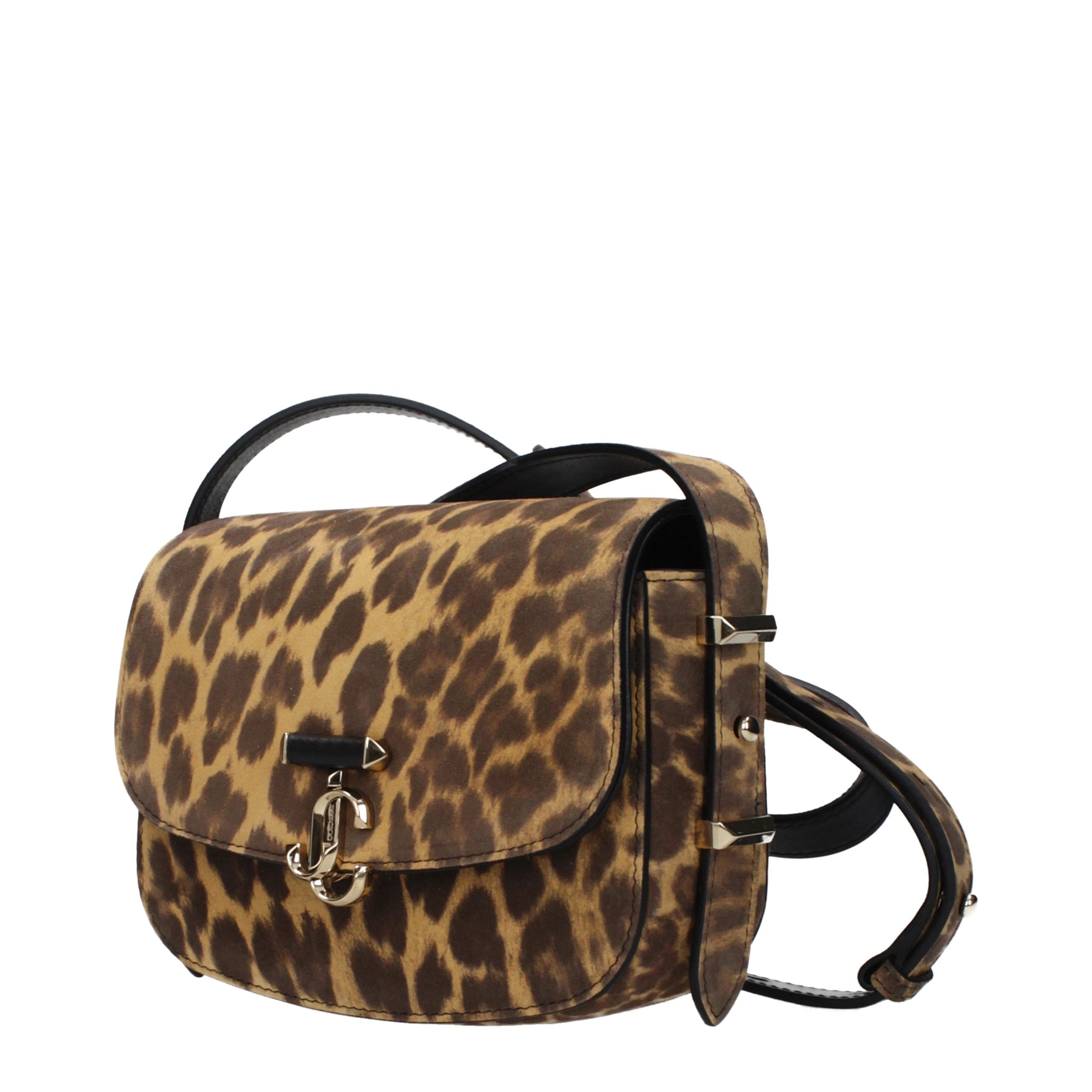Jimmy Choo Braune Leder Umhängetasche