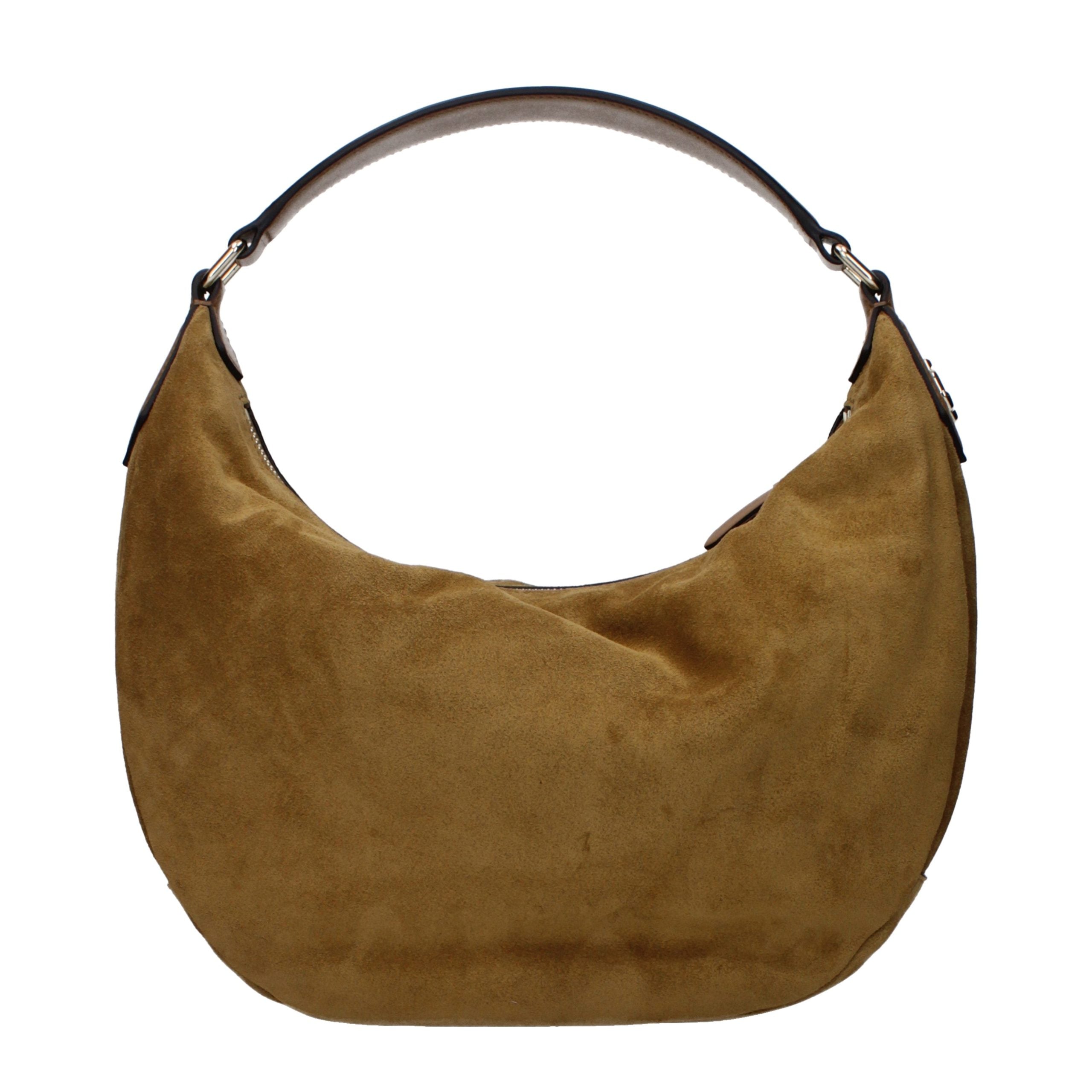 Jimmy Choo Braune Leder Schultertasche