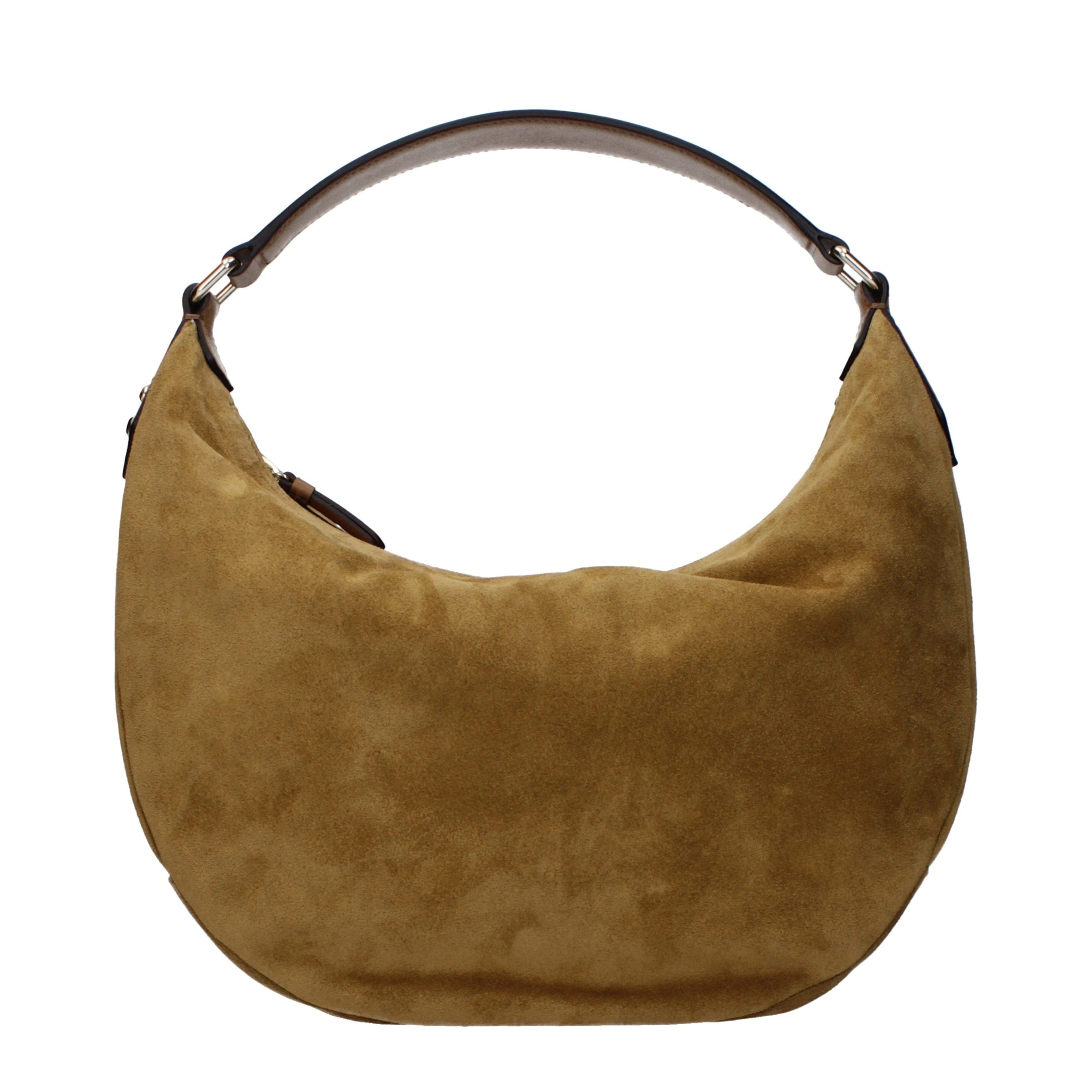 Jimmy Choo Braune Leder Schultertasche