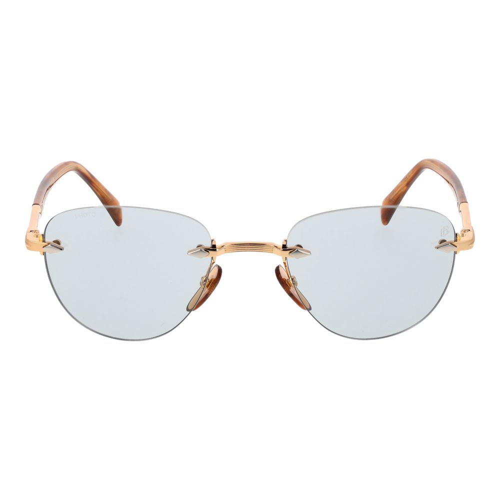 David Beckham Sonnenbrille aus Goldmetall