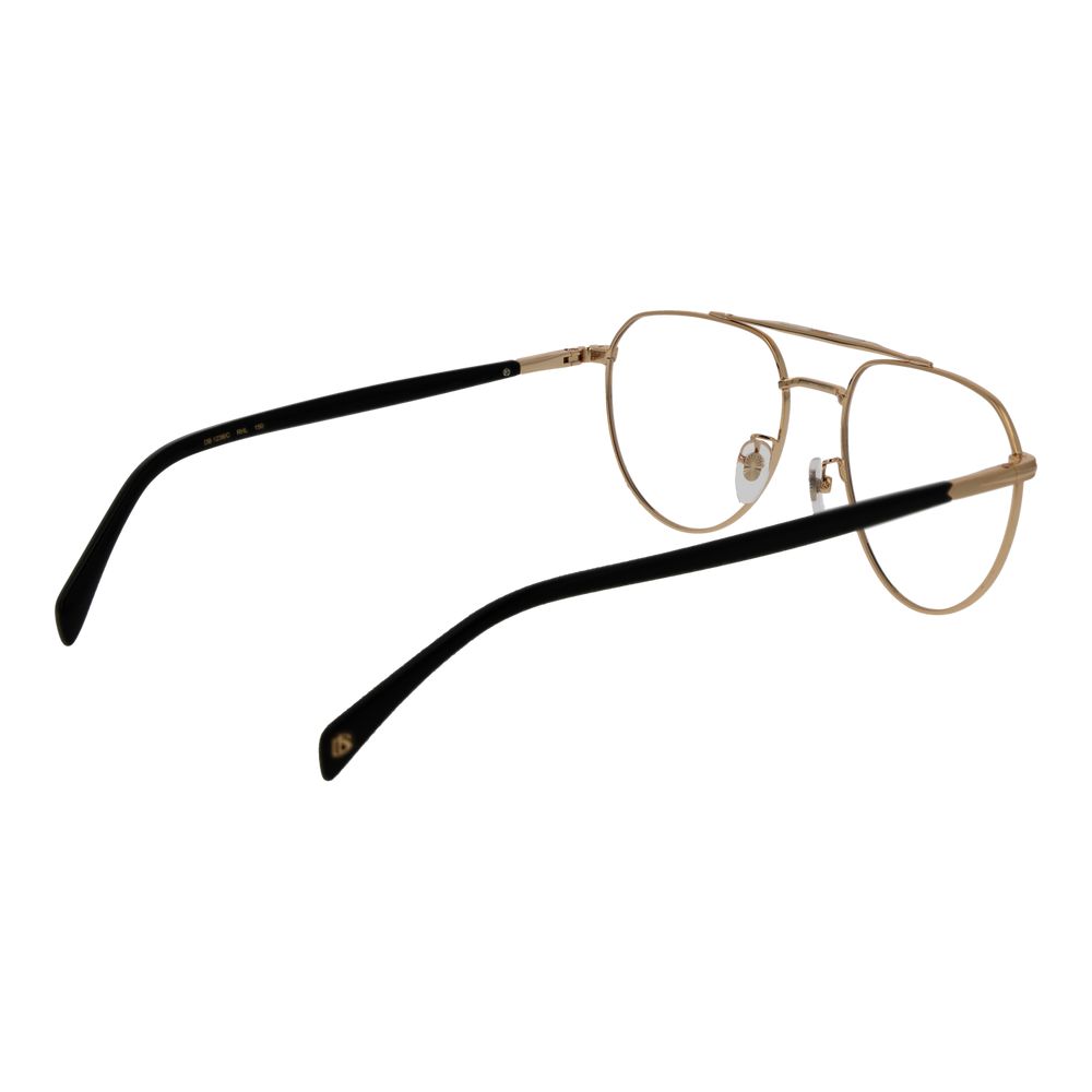 David Beckham Brille aus Goldmetall (Fassung)