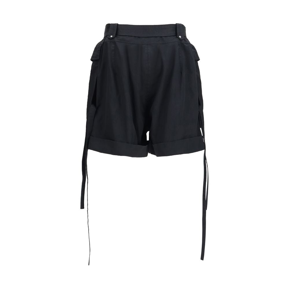 Alexander McQueen Schwarze Baumwoll-Bermudashorts