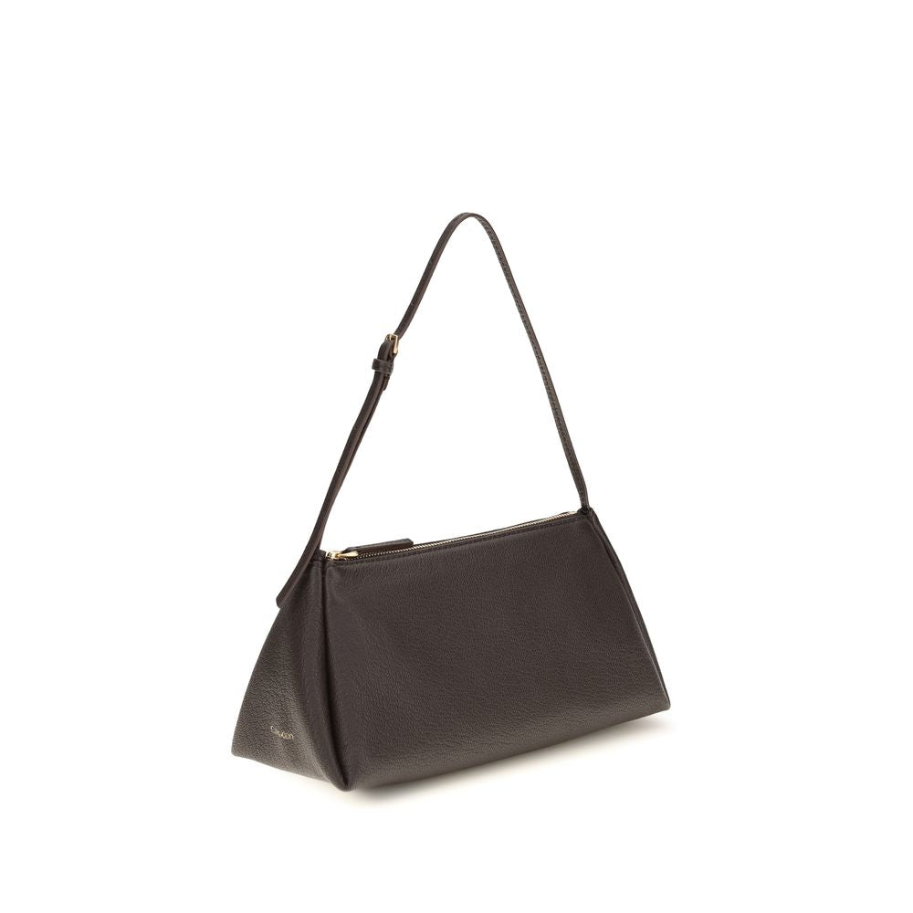 Calvin Klein Braune Kalbsleder Bos Taurus Handtasche