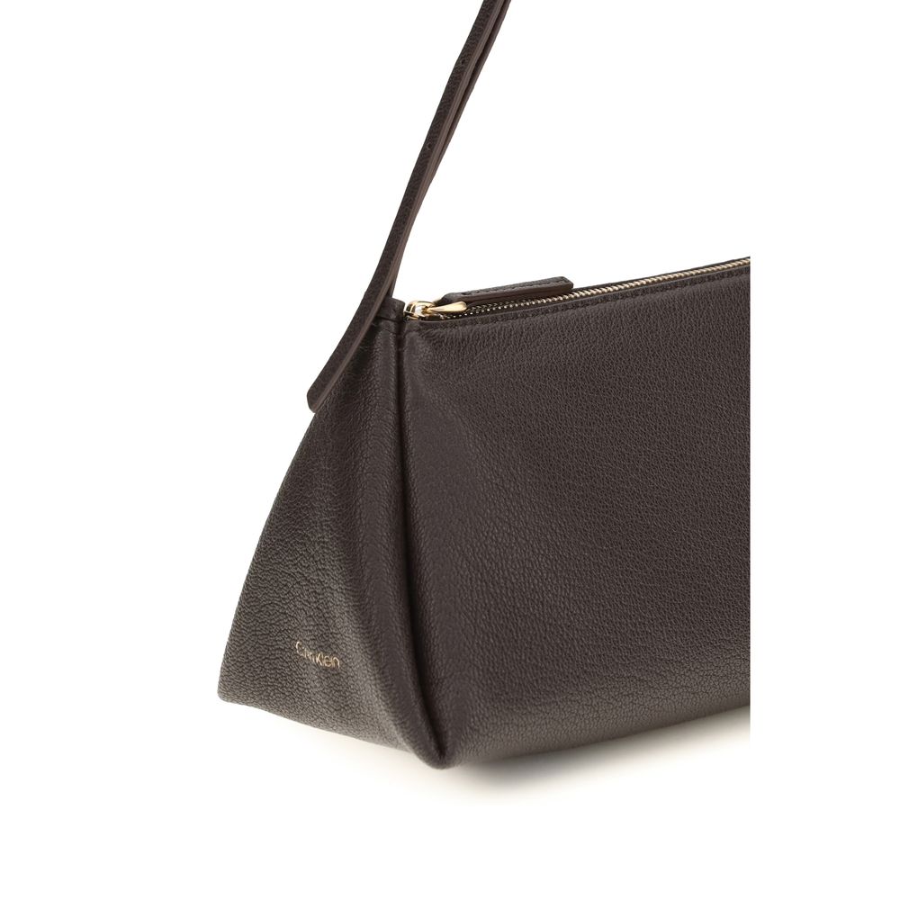 Calvin Klein Braune Kalbsleder Bos Taurus Handtasche