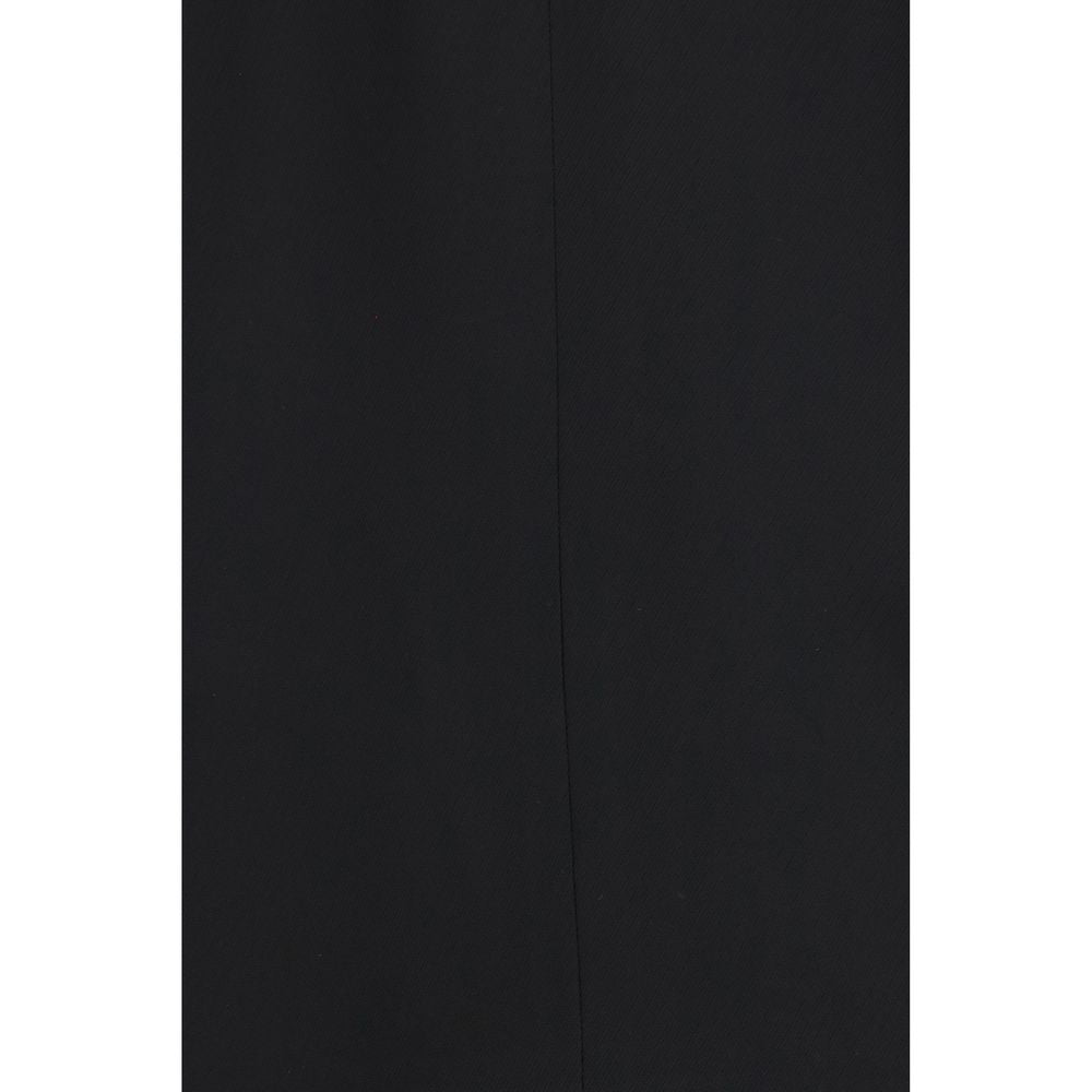 Calvin Klein Schwarze Viskose-Jacke in voller Länge