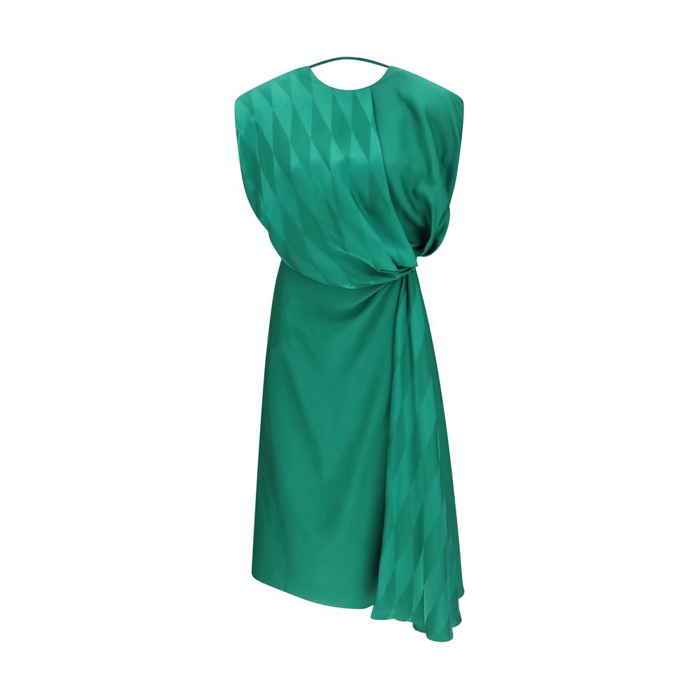 Versace Zweifarbige Polyester-Freizeitkleid