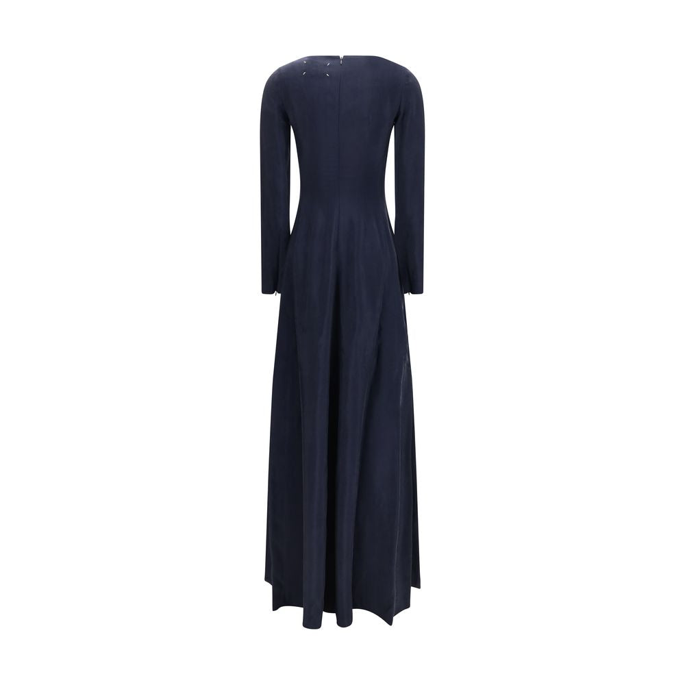 Maison Margiela Blaues Kupferfarbenes Freizeitkleid