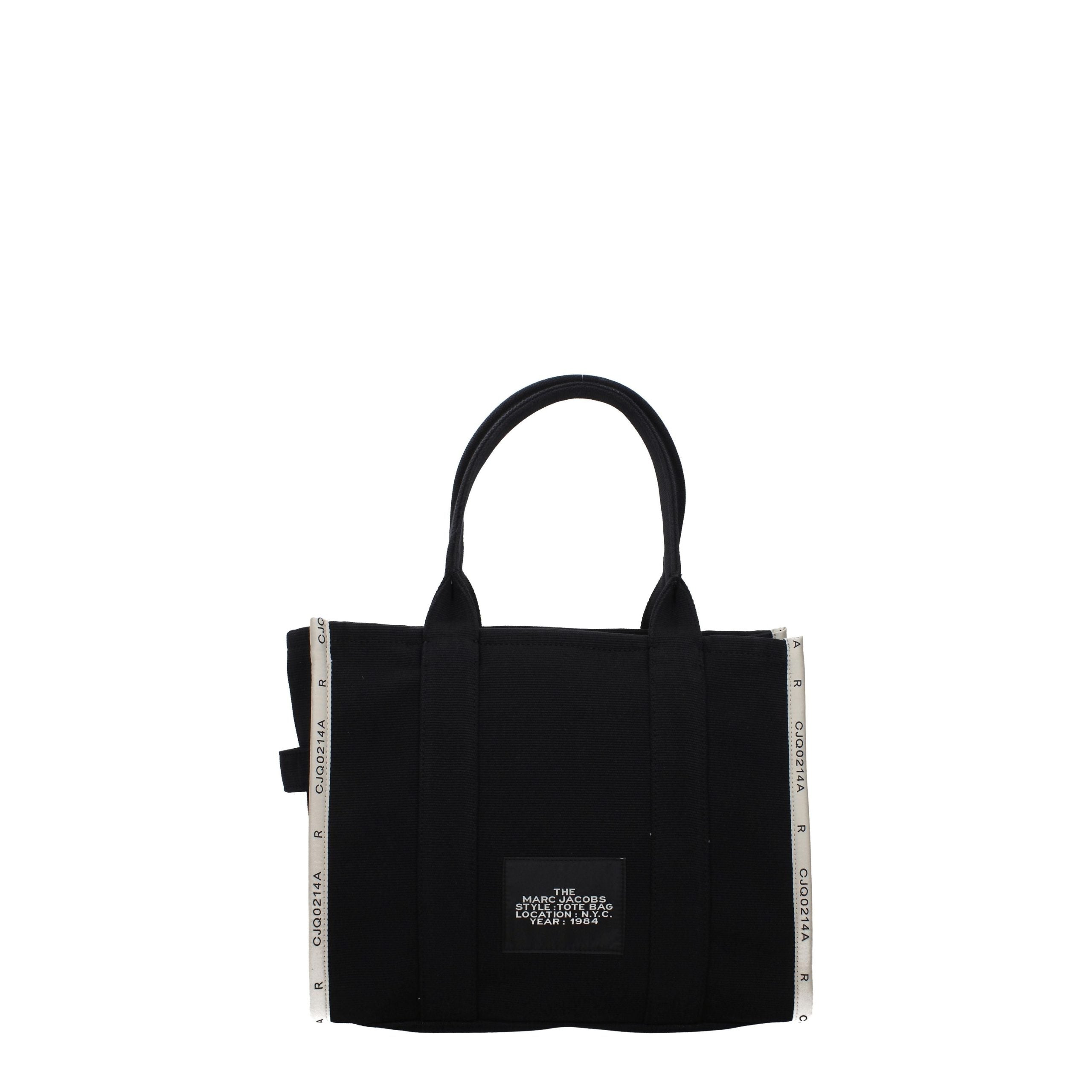 Marc Jacobs Schwarze Stoffhandtasche