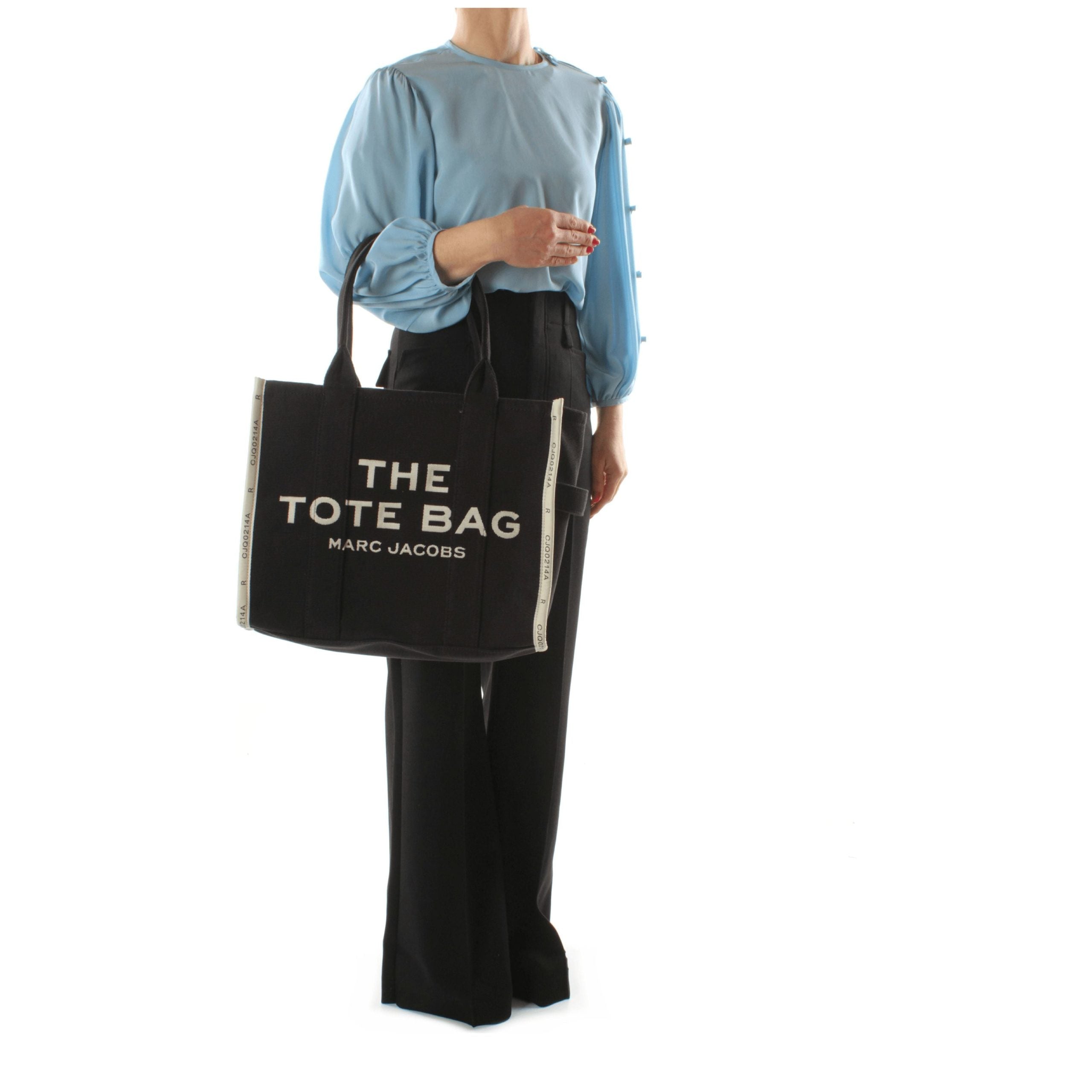 Marc Jacobs Schwarze Stoffhandtasche
