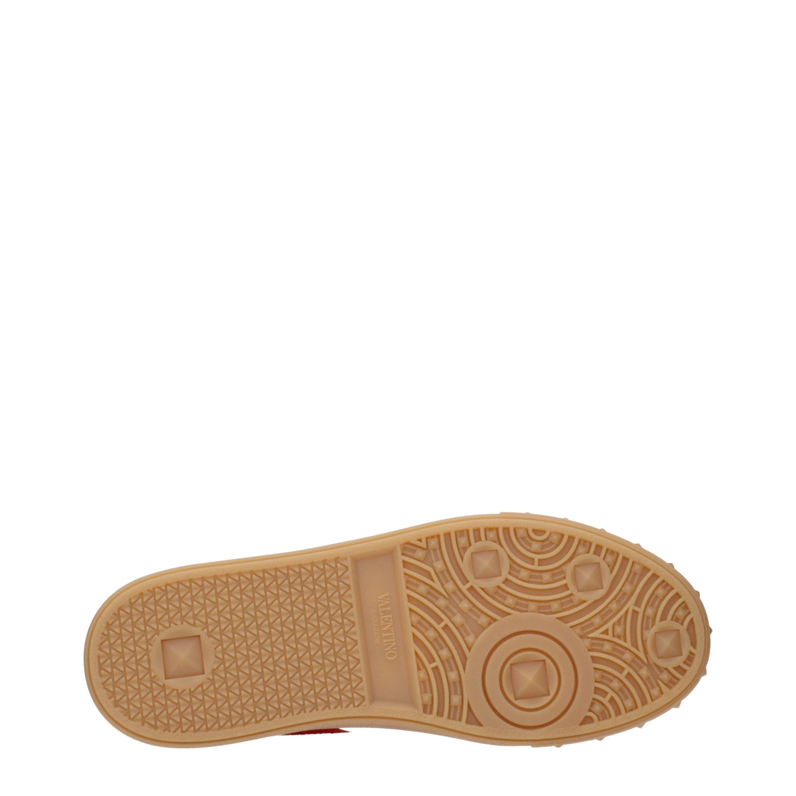 Valentino Garavani Rote Leder Low-Top-Sneaker