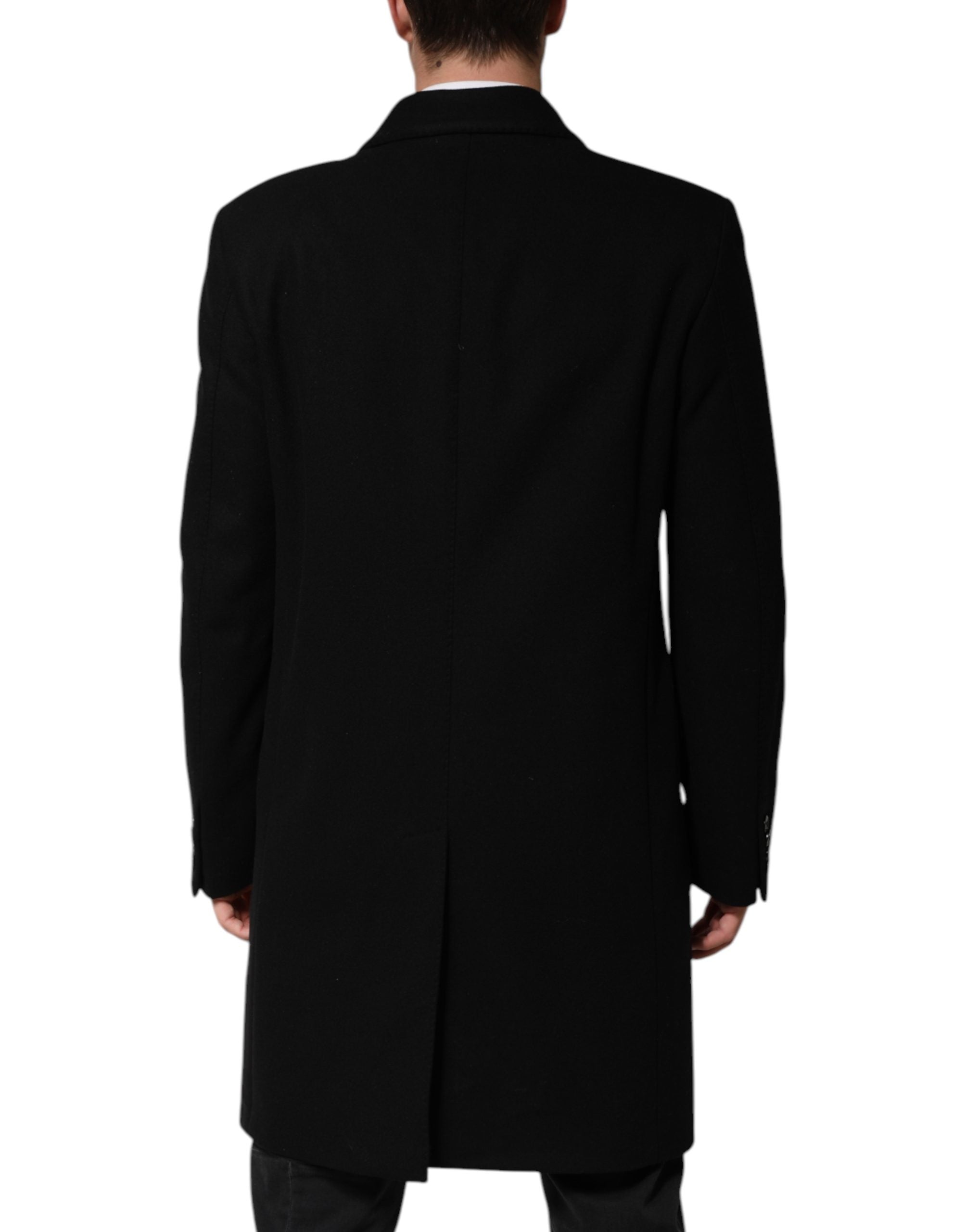 Dolce & Gabbana Schwarzer Blazer mit heraldischem Patch
