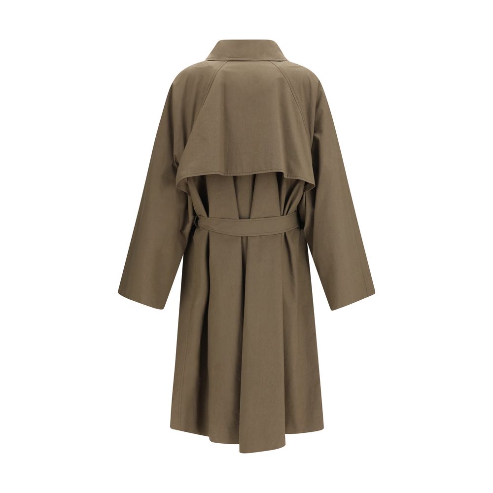 Calvin Klein Zweifarbiger Baumwoll-Trenchcoat