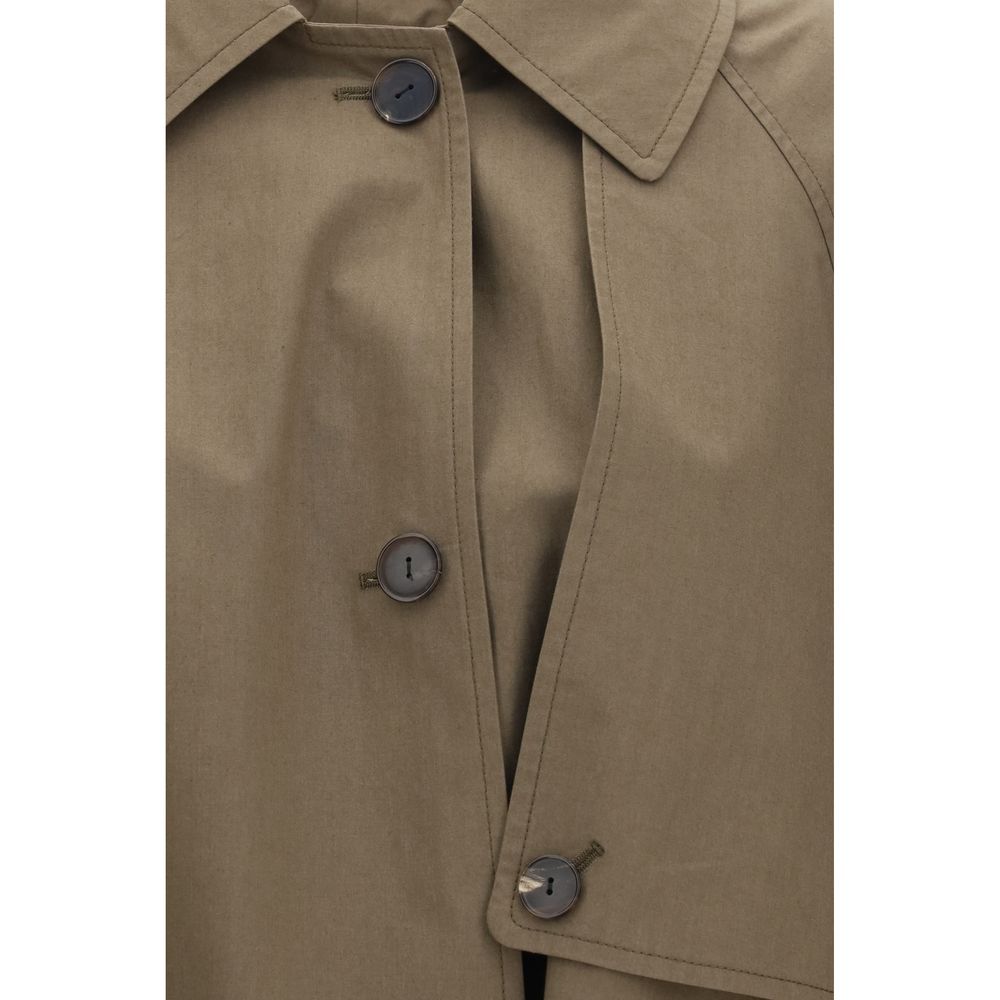Calvin Klein Zweifarbiger Baumwoll-Trenchcoat