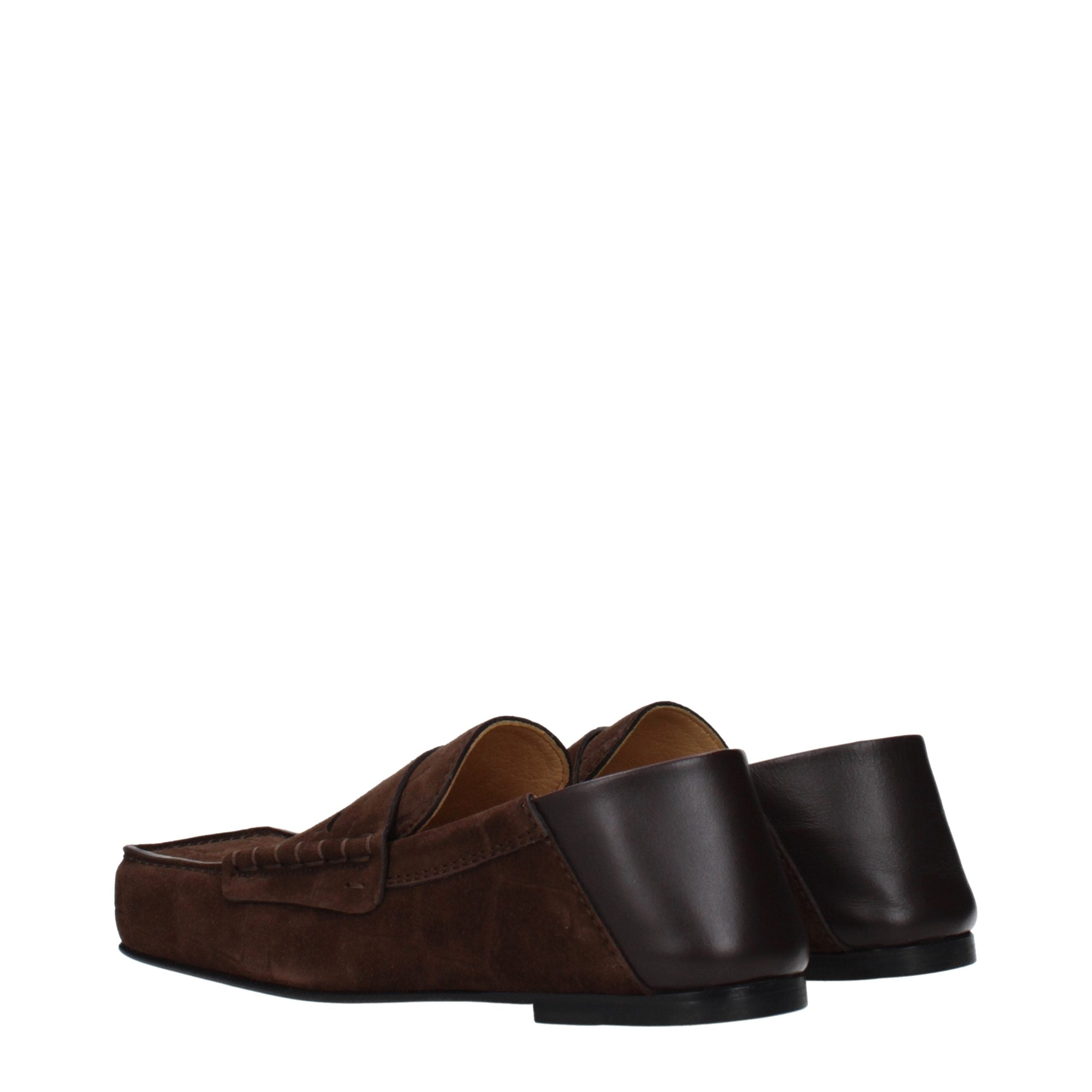 Jacquemus Braune Loafer aus Leder zum Hineinschlüpfen