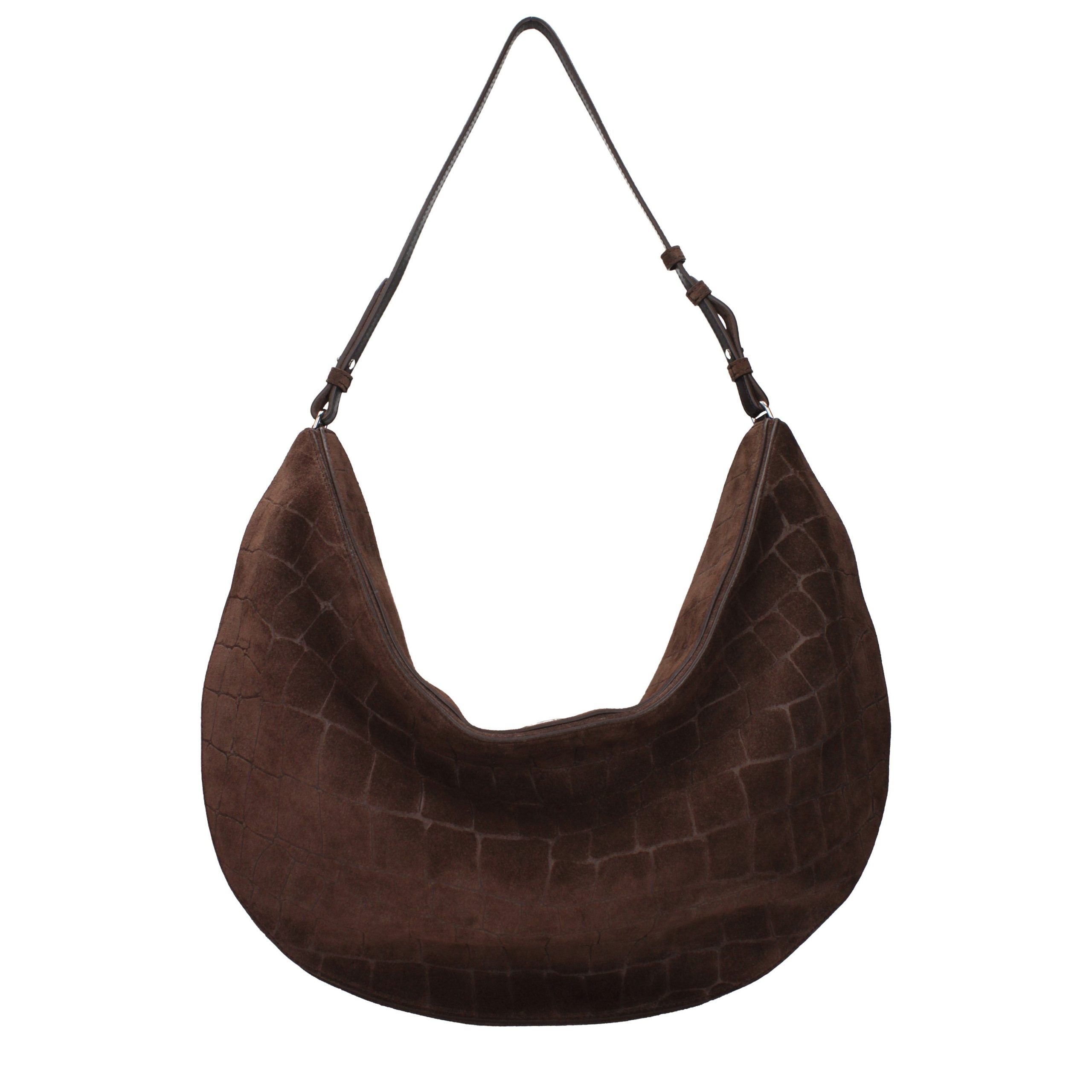 Jacquemus Braune Leder Schultertasche