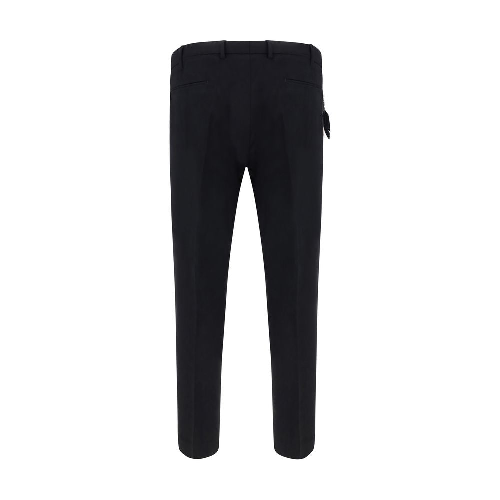 PT Pantaloni TORINO Schwarze Zigarettenhose aus Elasthan