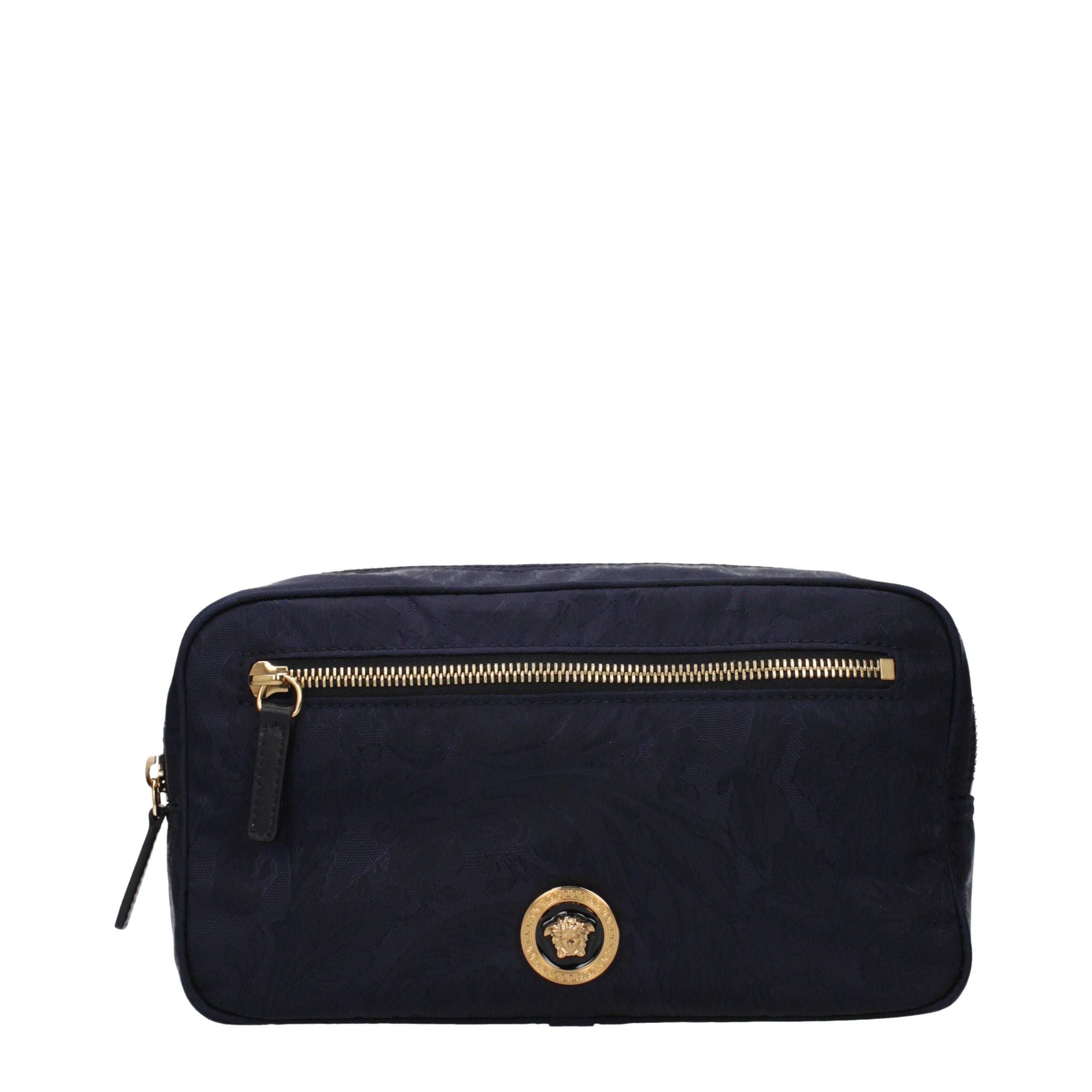 Versace Blauer Stoffrucksack