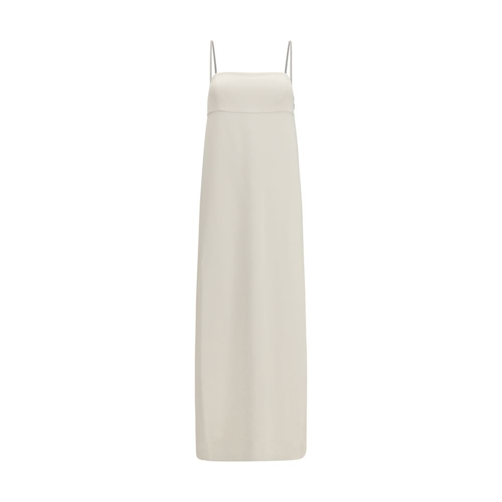 Brunello Cucinelli Weißes Freizeitkleid aus Acetat