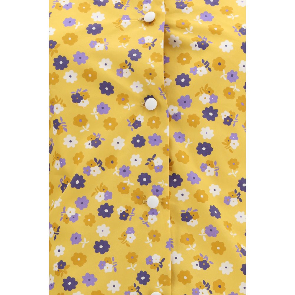 Miu Miu Zweifarbige Baumwoll-Freizeitkleid