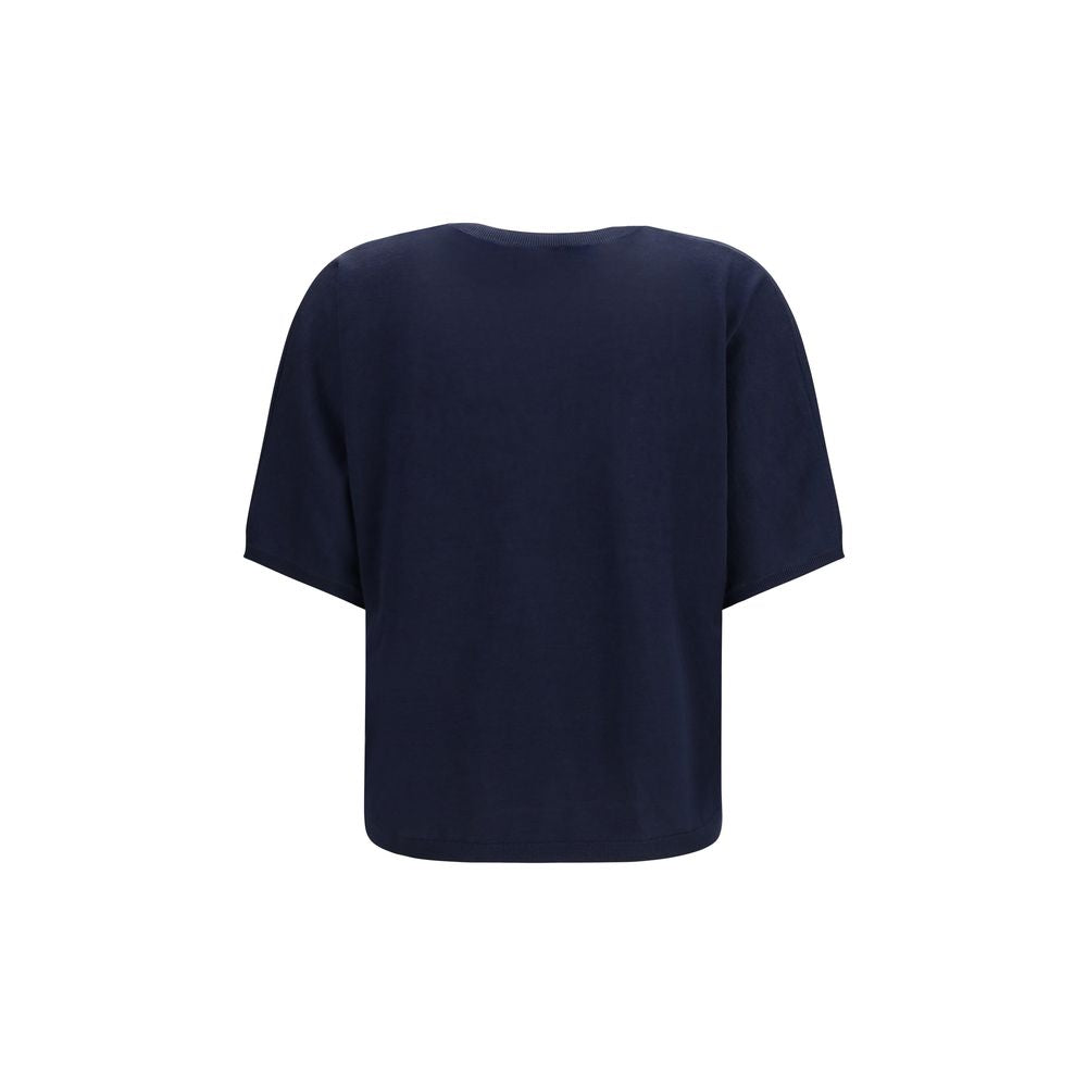 Brunello Cucinelli Blauer Kaschmir-Strickweste